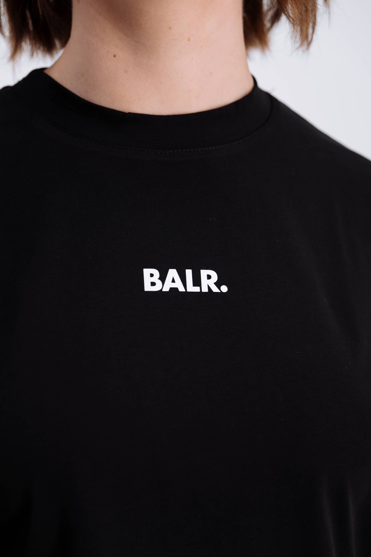 Small Brand Wide Tee Jet Black