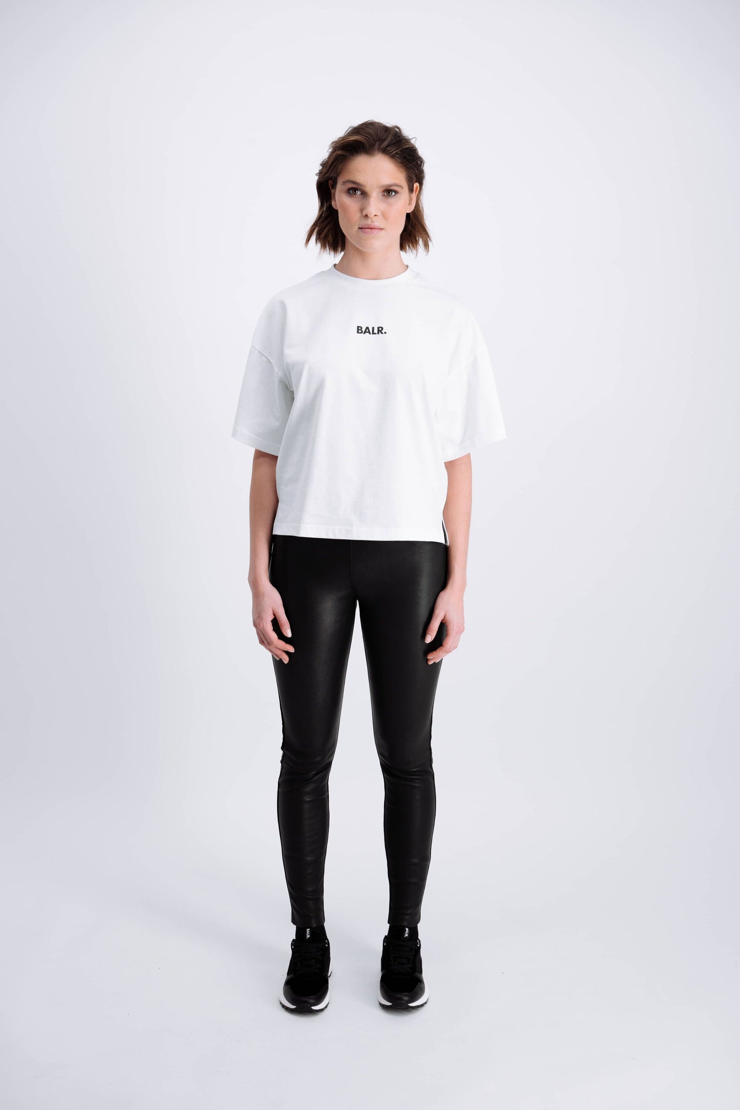 Small Brand Wide Tee Bright White