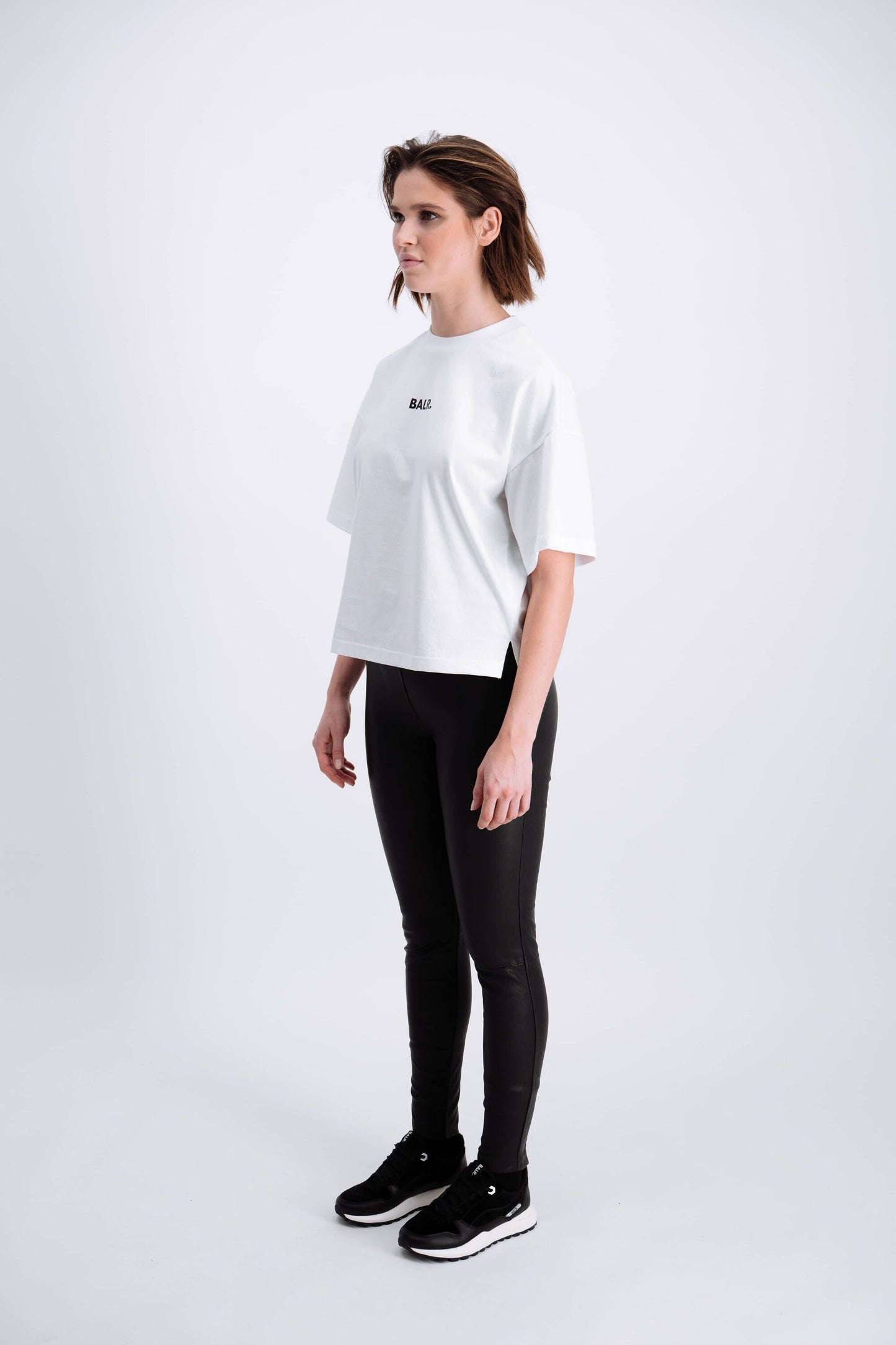 Small Brand Wide Tee Bright White