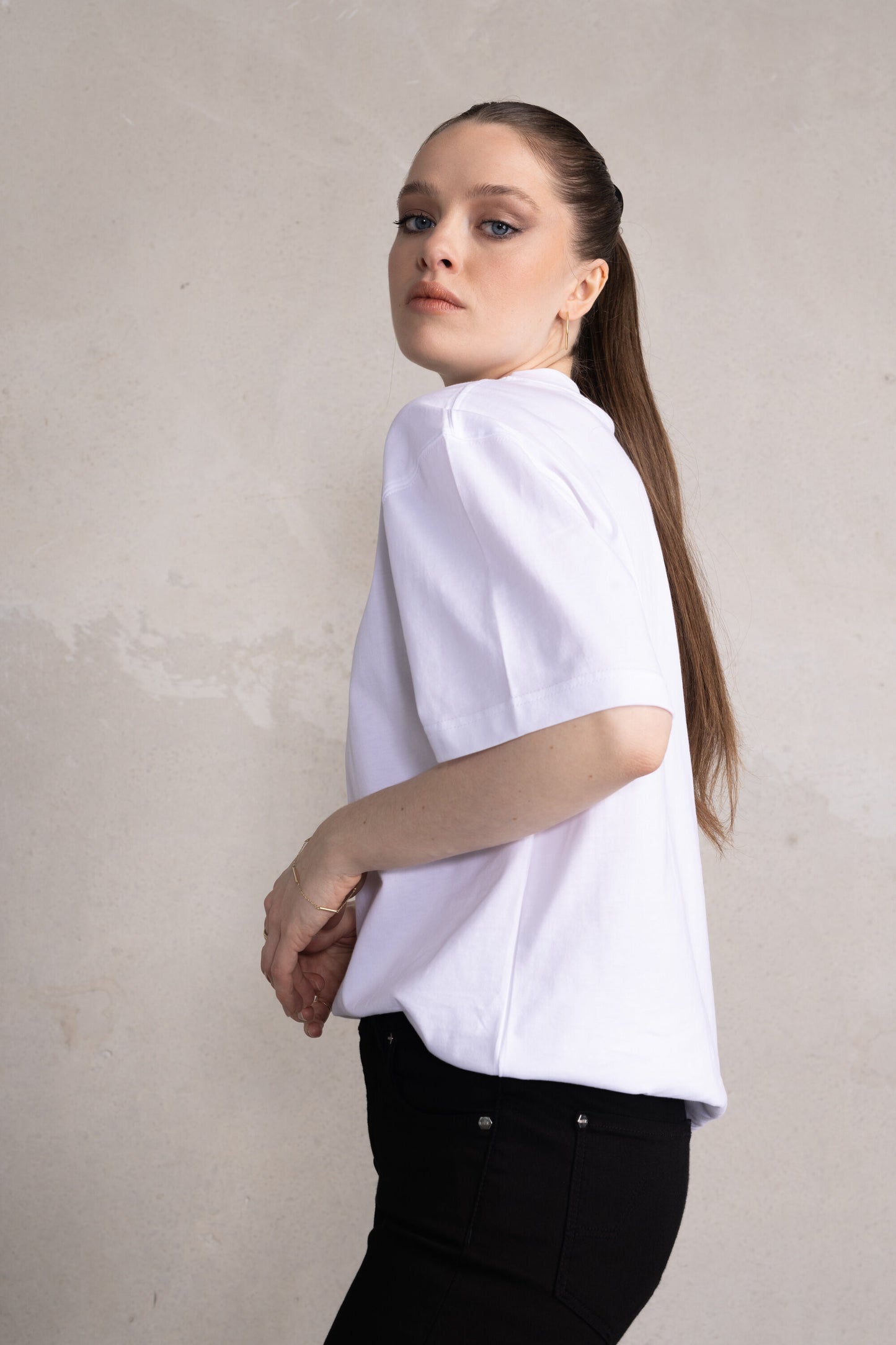 Kate Oversized Logo T-Shirt Bright White