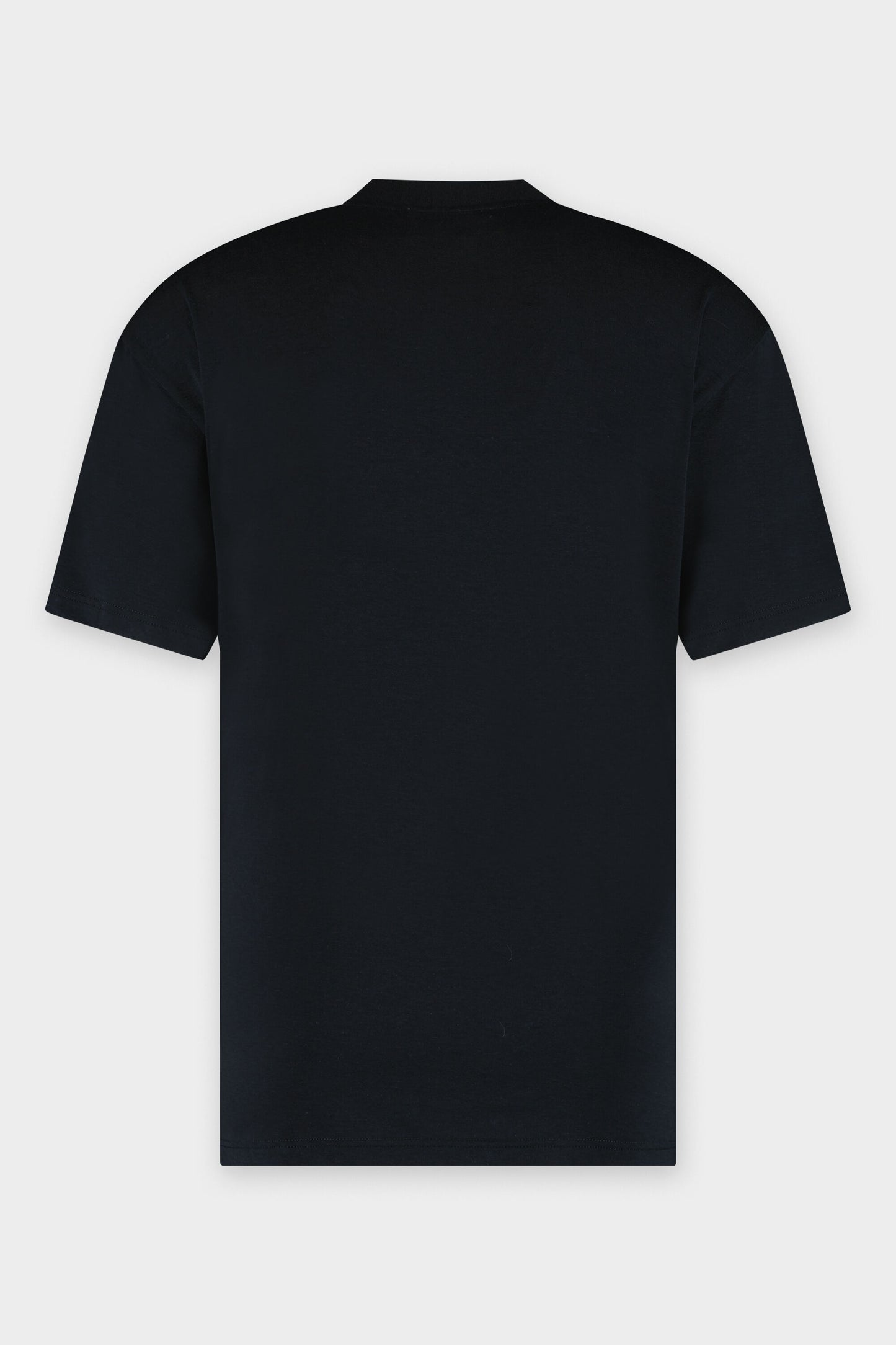 Kate Oversized Solid T-Shirt Jet Black