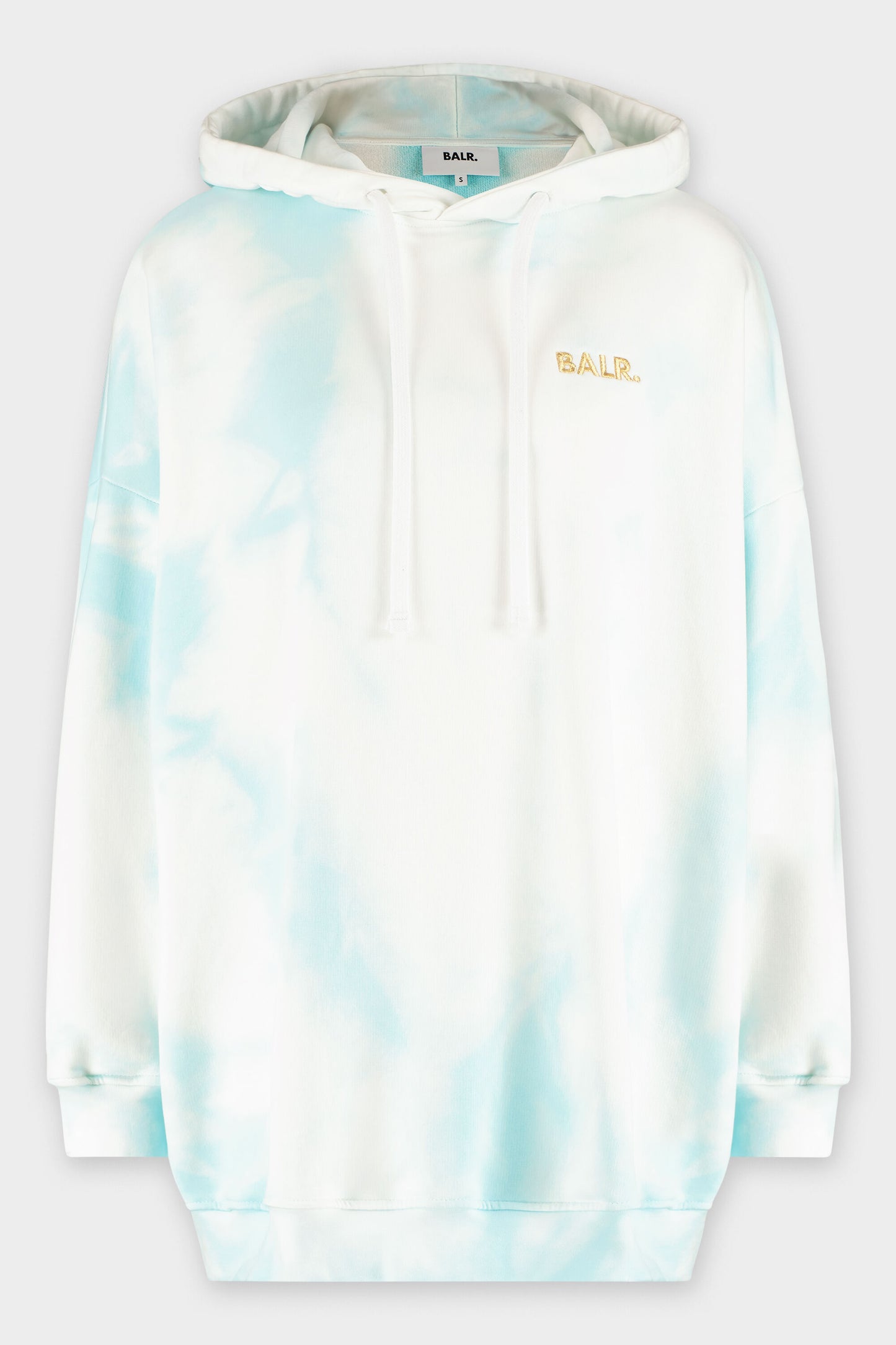 Eve Oversized Tie Dye Hoodie Women Bright White