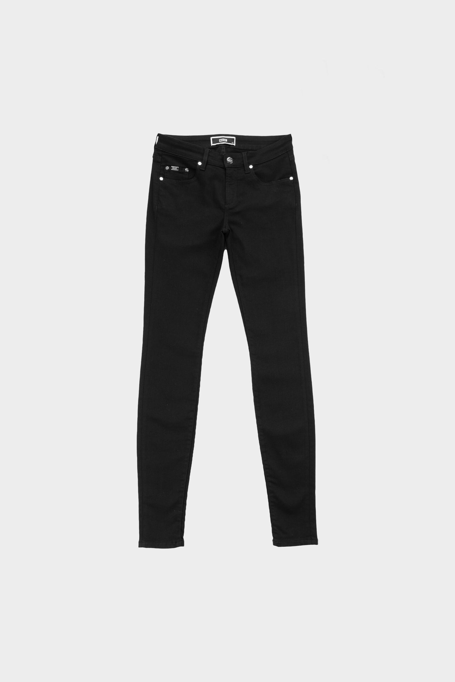 Stay Black Mid Waist Skinny Jeans
