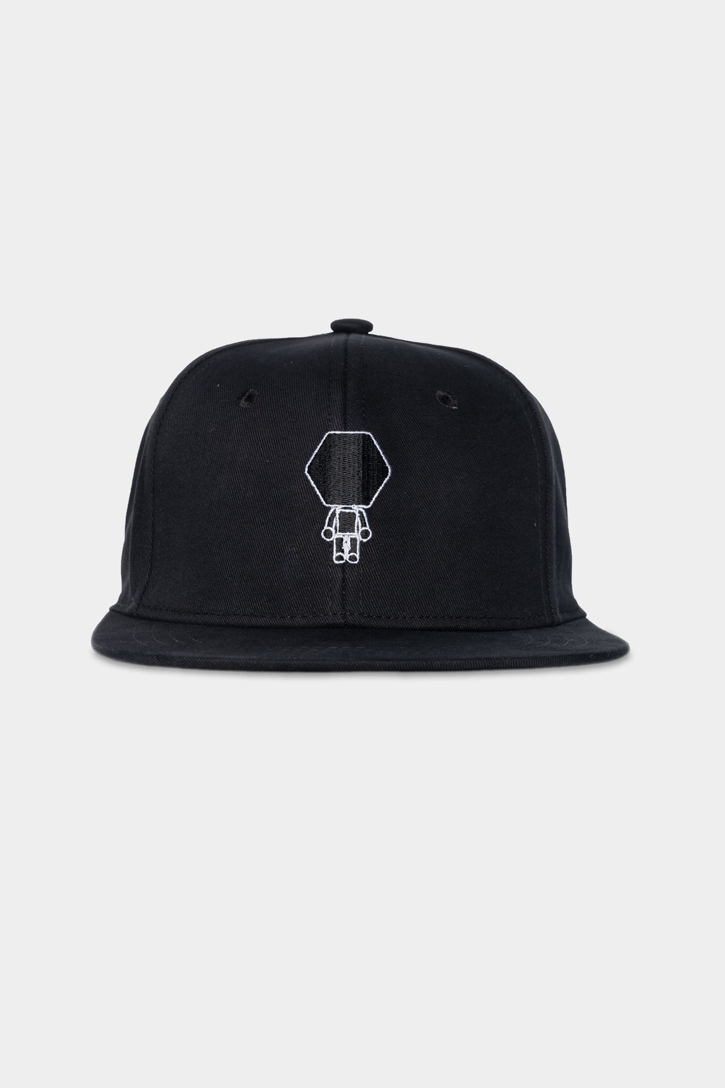 BALR. Hexagon Doll Snapback Cap Jet Black