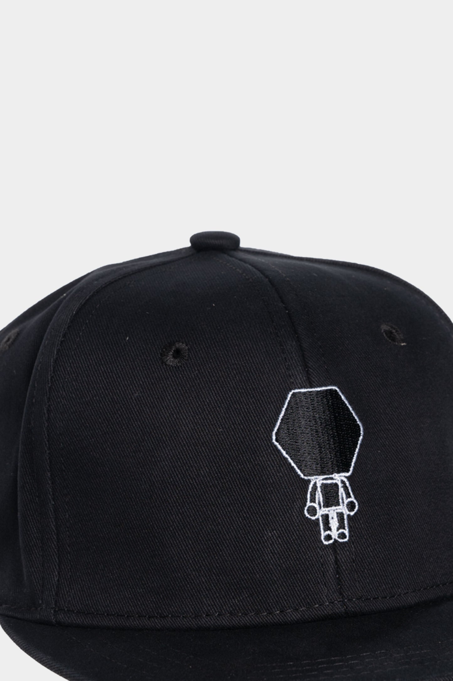 BALR. Hexagon Doll Snapback Cap Jet Black