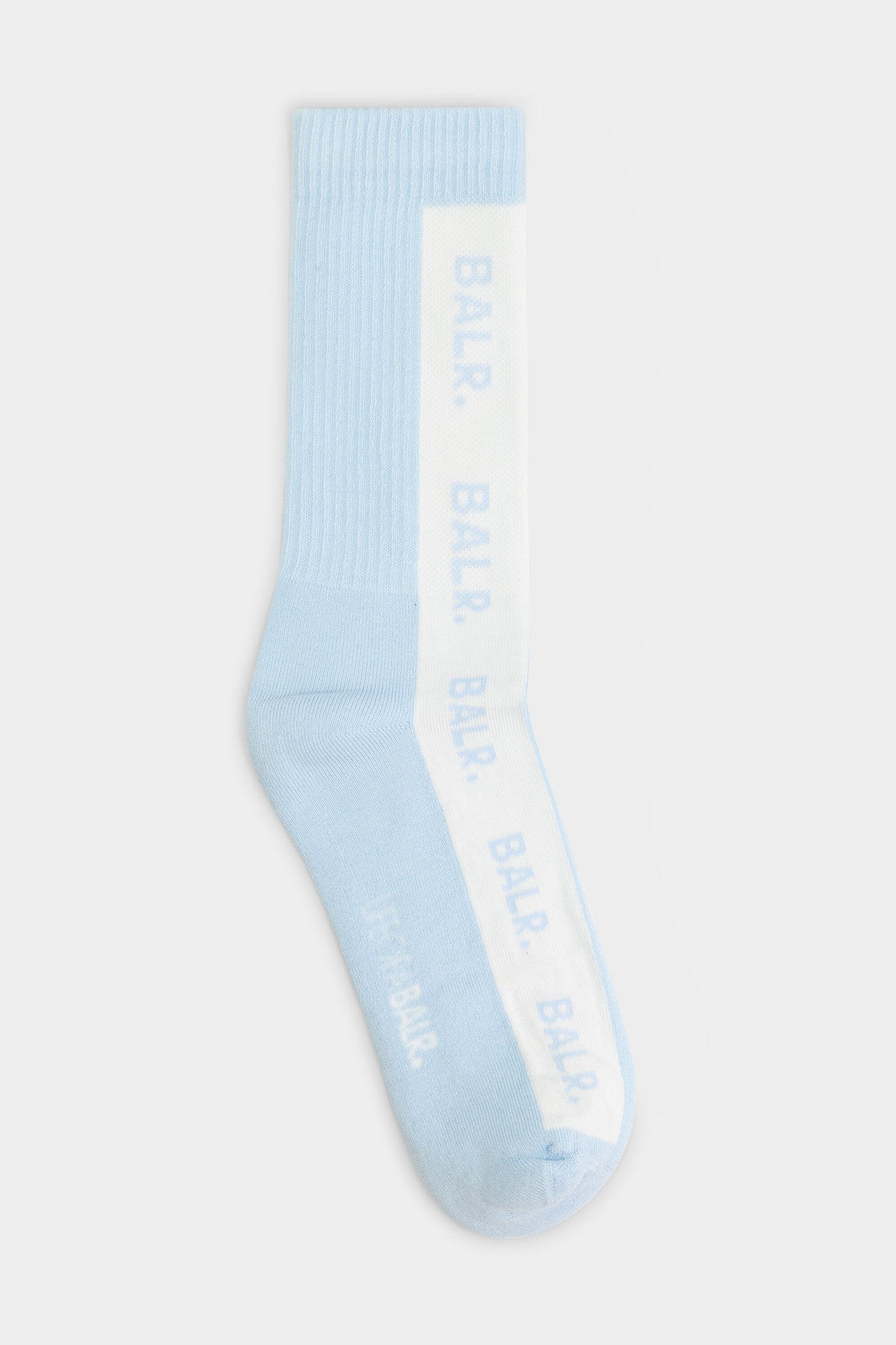BALR. 2-Pack Vertical Logo Socks Baby Blue