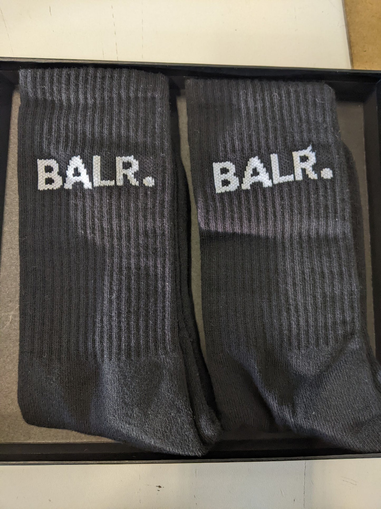 2-Pack Classic Brand Socks Jet Black