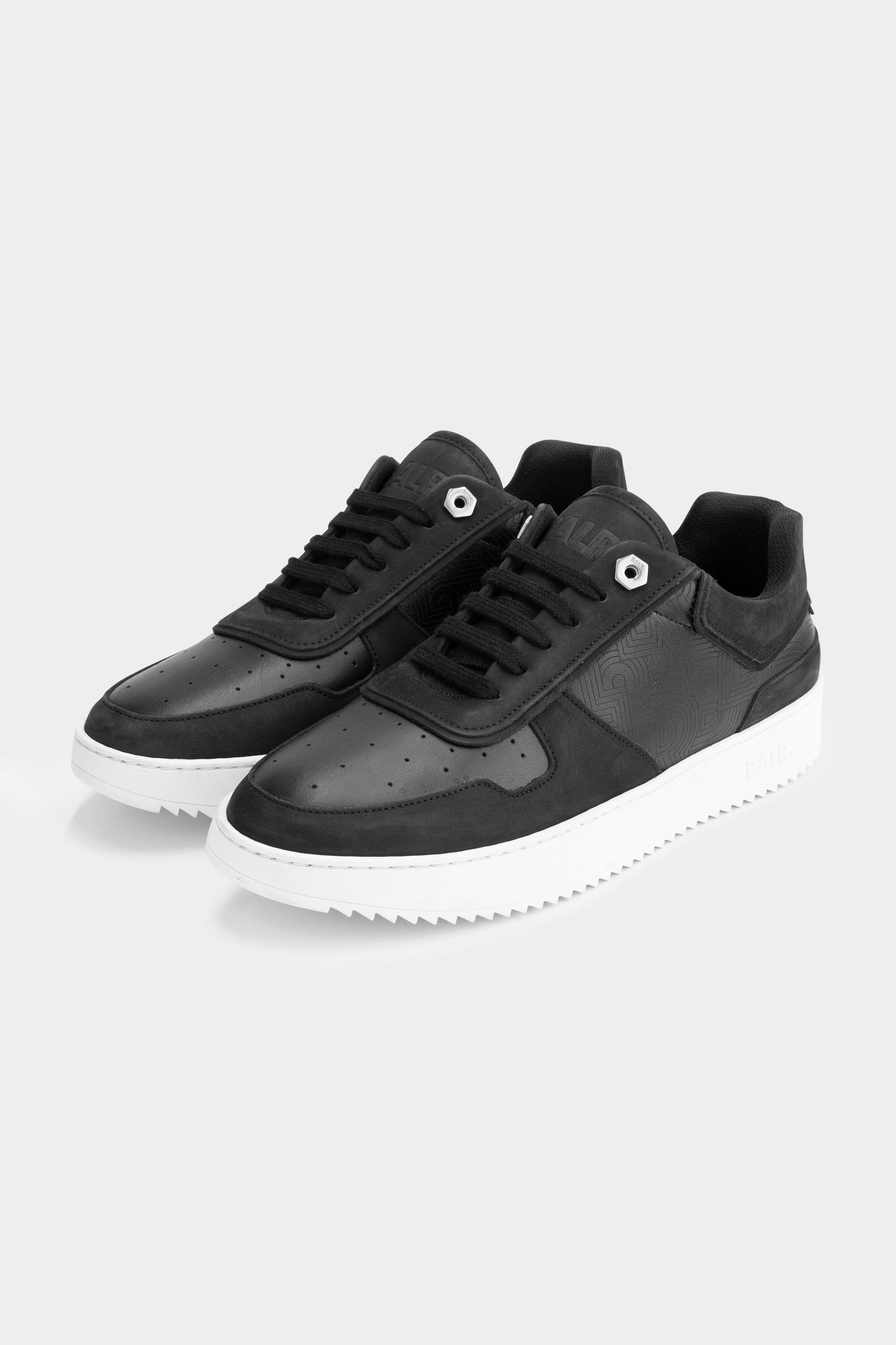 BALR. Clean Sneaker Lasered AOP Jet Black