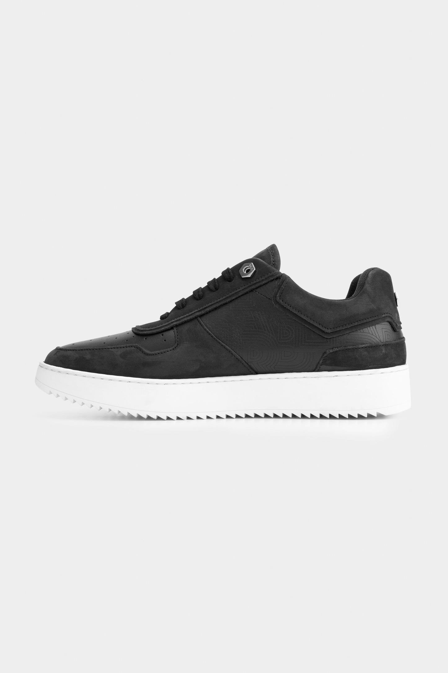 BALR. Clean Sneaker Lasered AOP Jet Black