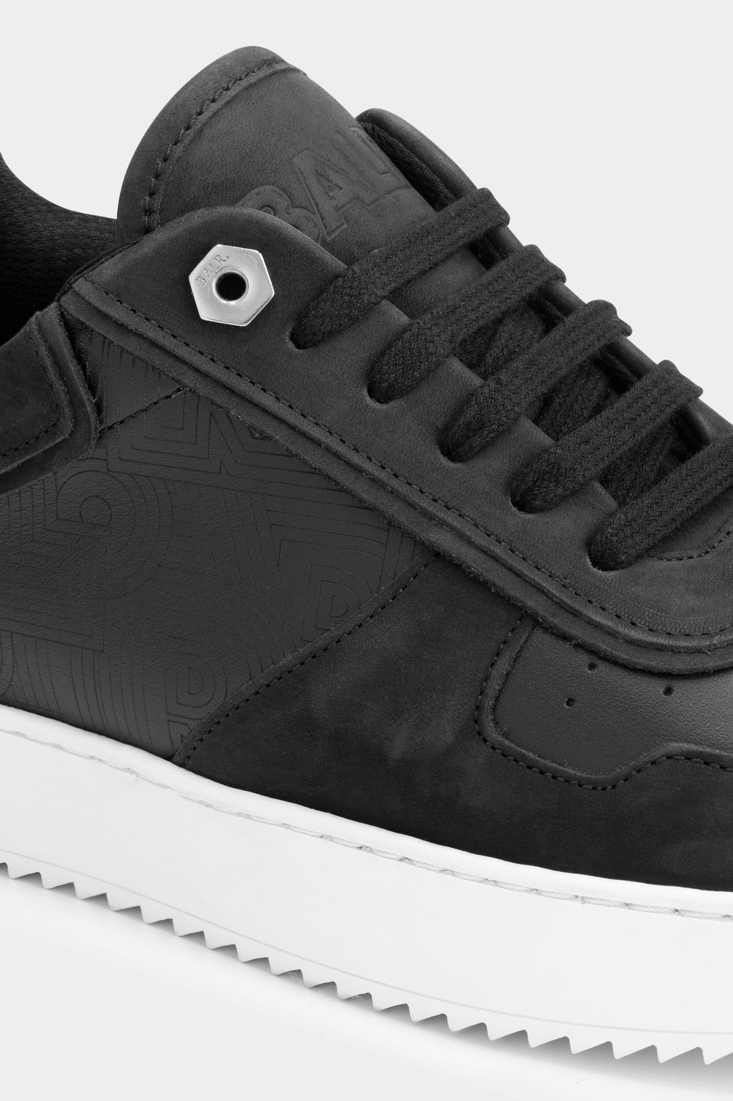 BALR. Clean Sneaker Lasered AOP Jet Black