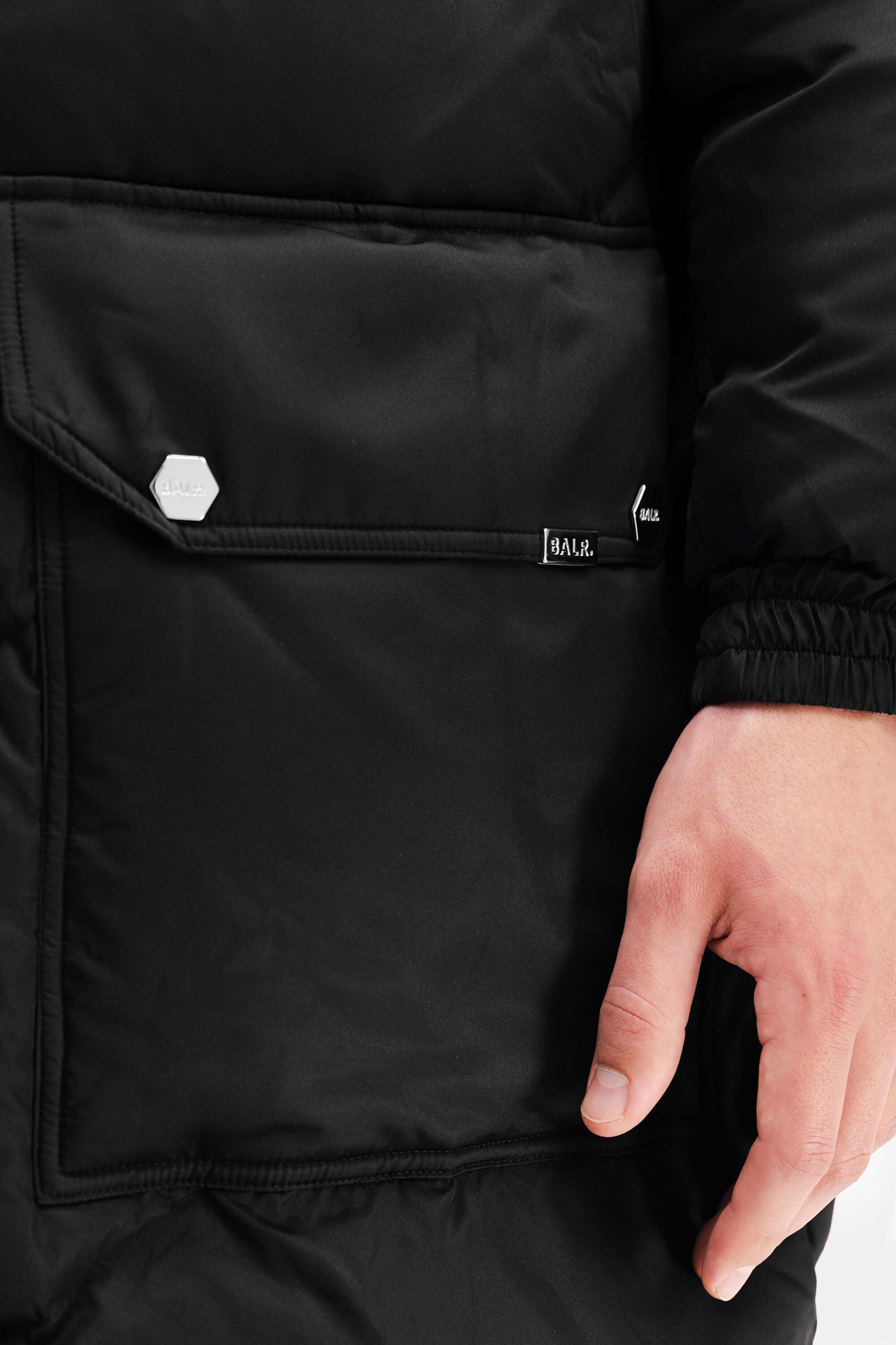 Dante Unisex Oversized Long Puffer Jet Black