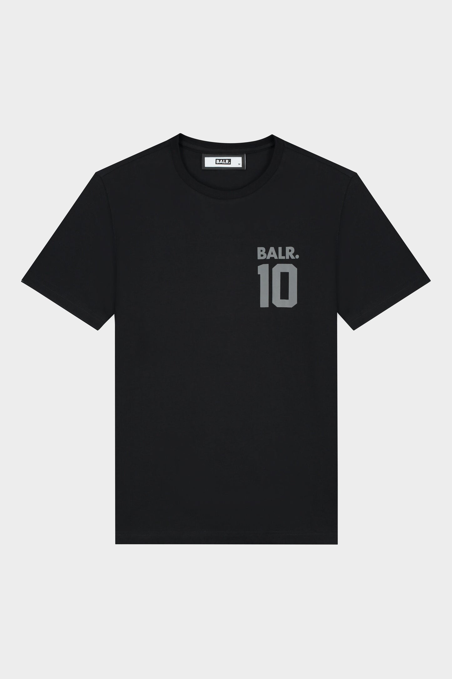 Olaf Straight BALR. 10 T-Shirt Jet Black