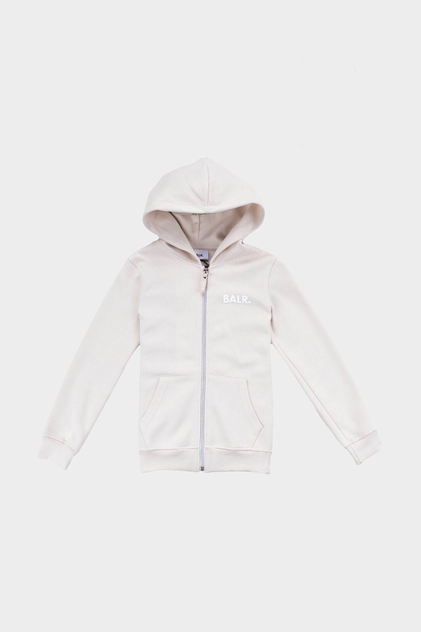 Kids Q-Series Zip Thru Hoodie White Swan