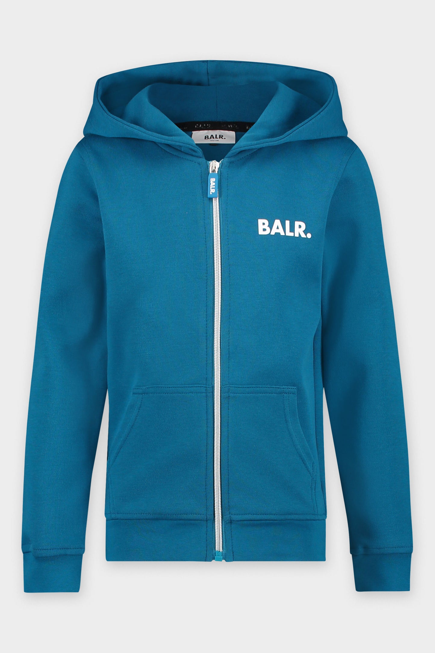 Q-Series Straight Zip Thru Hoodie Kinderen Blauwe Inkt