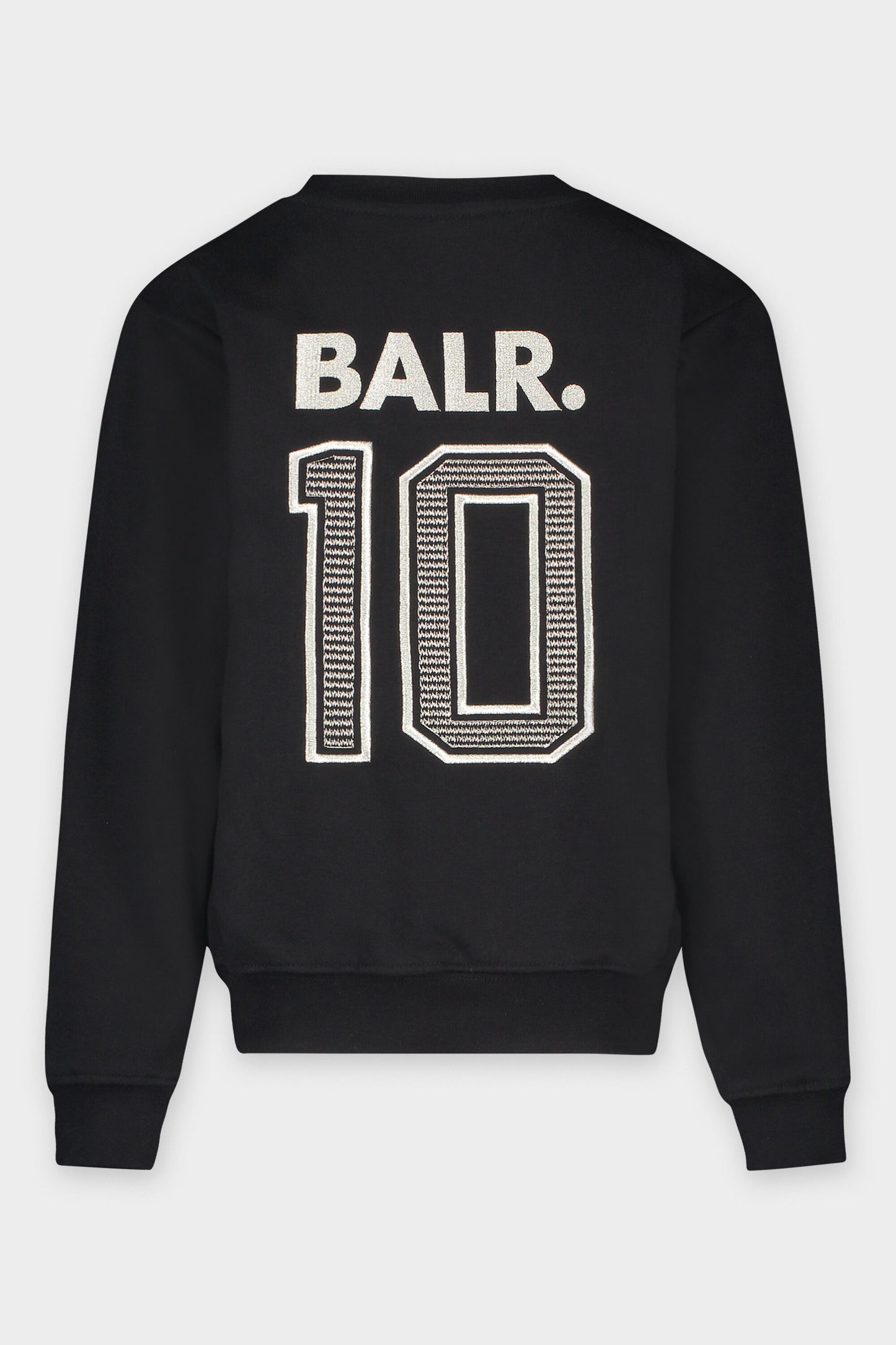 Max Loose Embro 10 Logo Crewneck Kinderen Jet Zwart