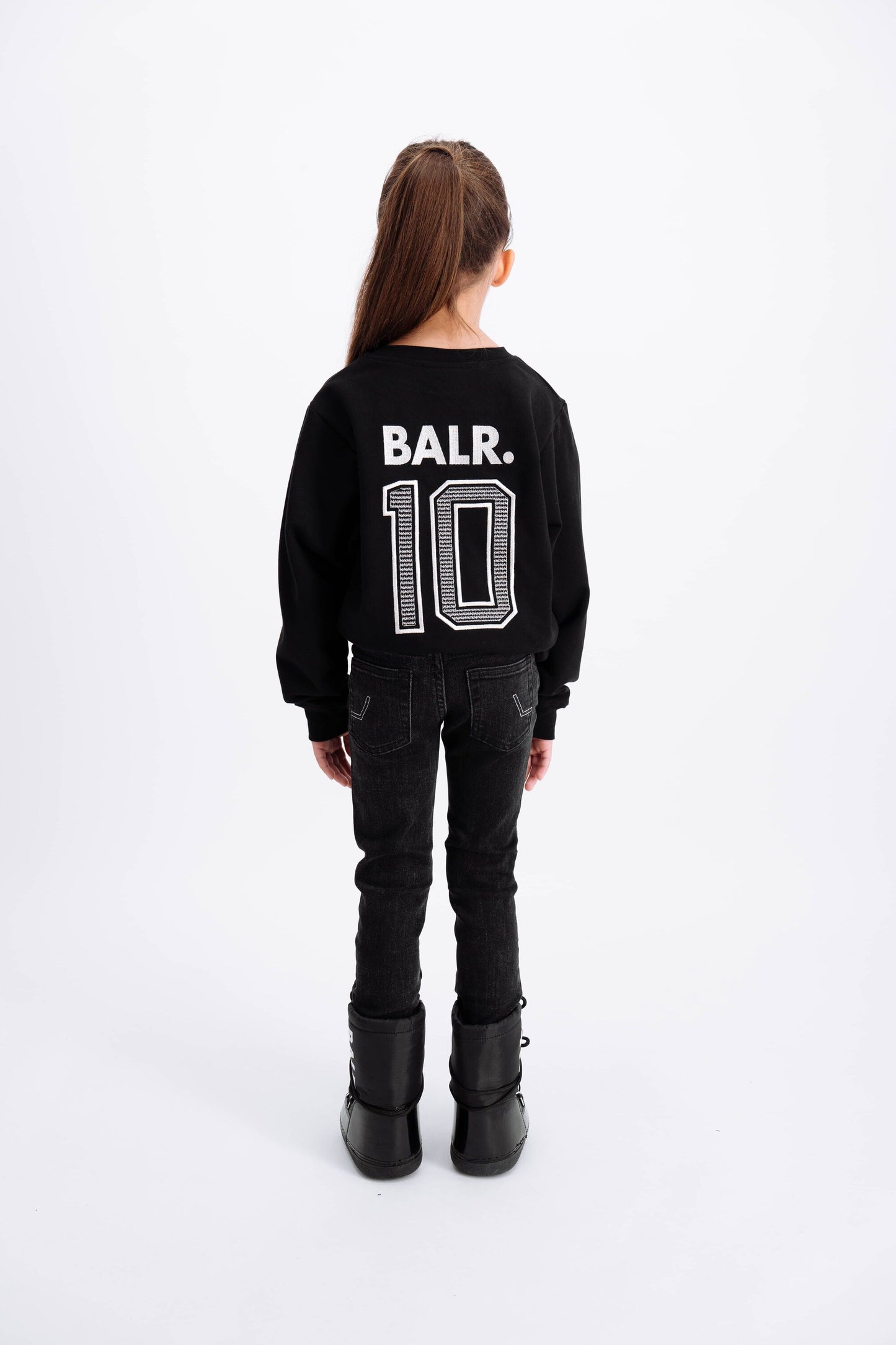Robijn Skinny Fit Denim Kinderen Gewassen Zwart