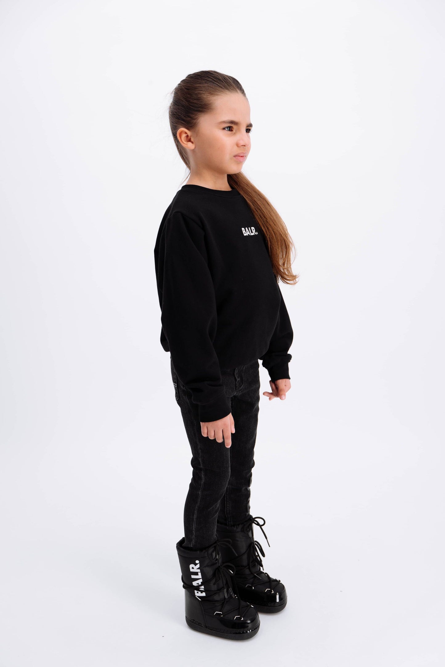 Robijn Skinny Fit Denim Kinderen Gewassen Zwart