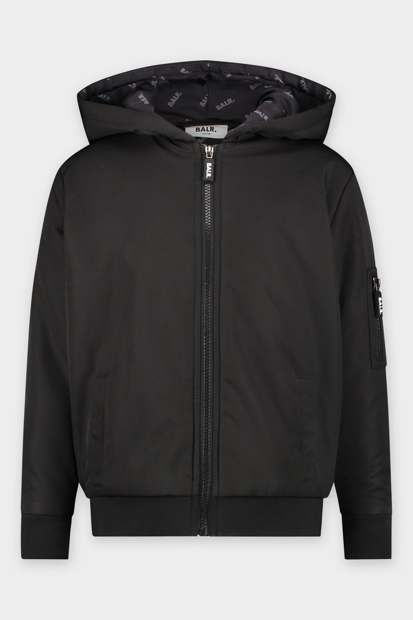 Roqi Flock Bomber Jacket Kinderen Jet Zwart