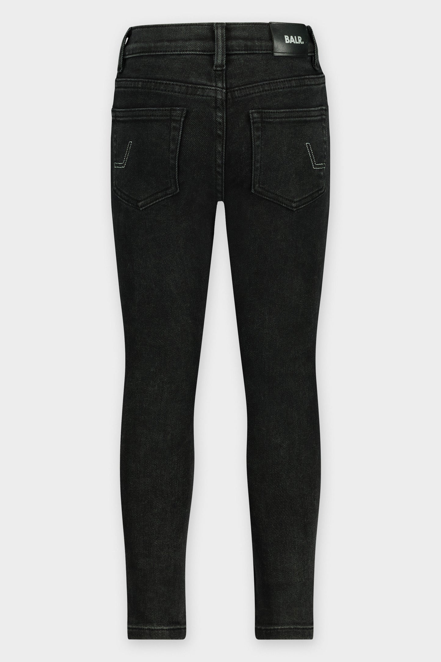 Ruby Skinny Badge Denim Kids Washed Black