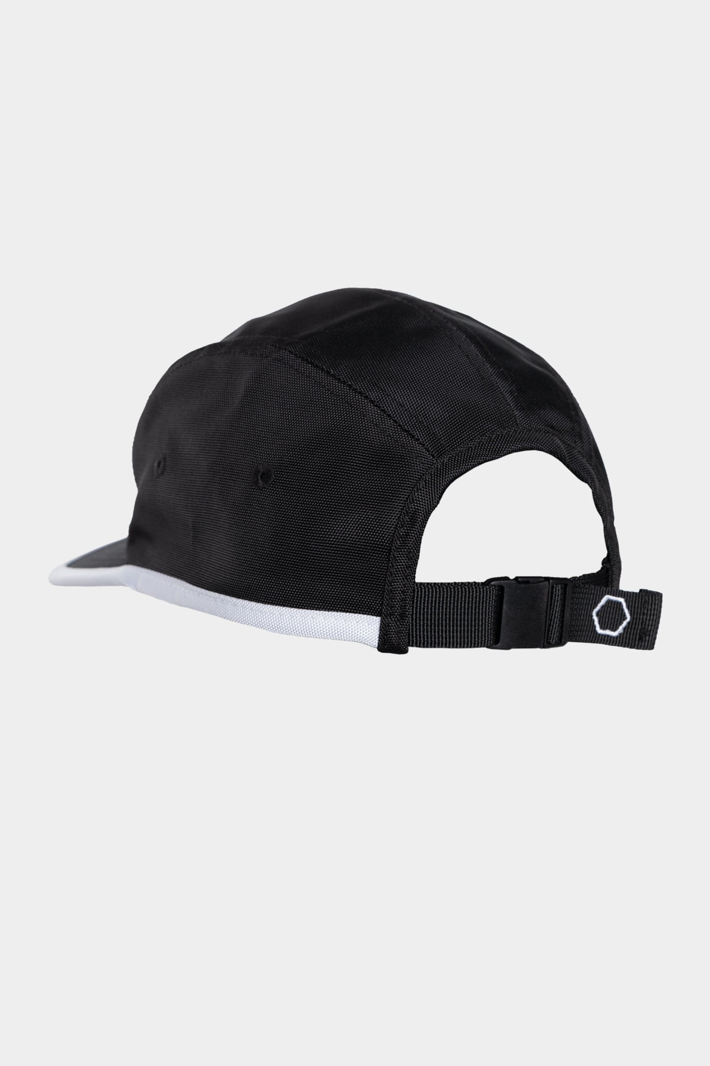 BALR. 5-Panel Rubber Logo Cap Jet Black