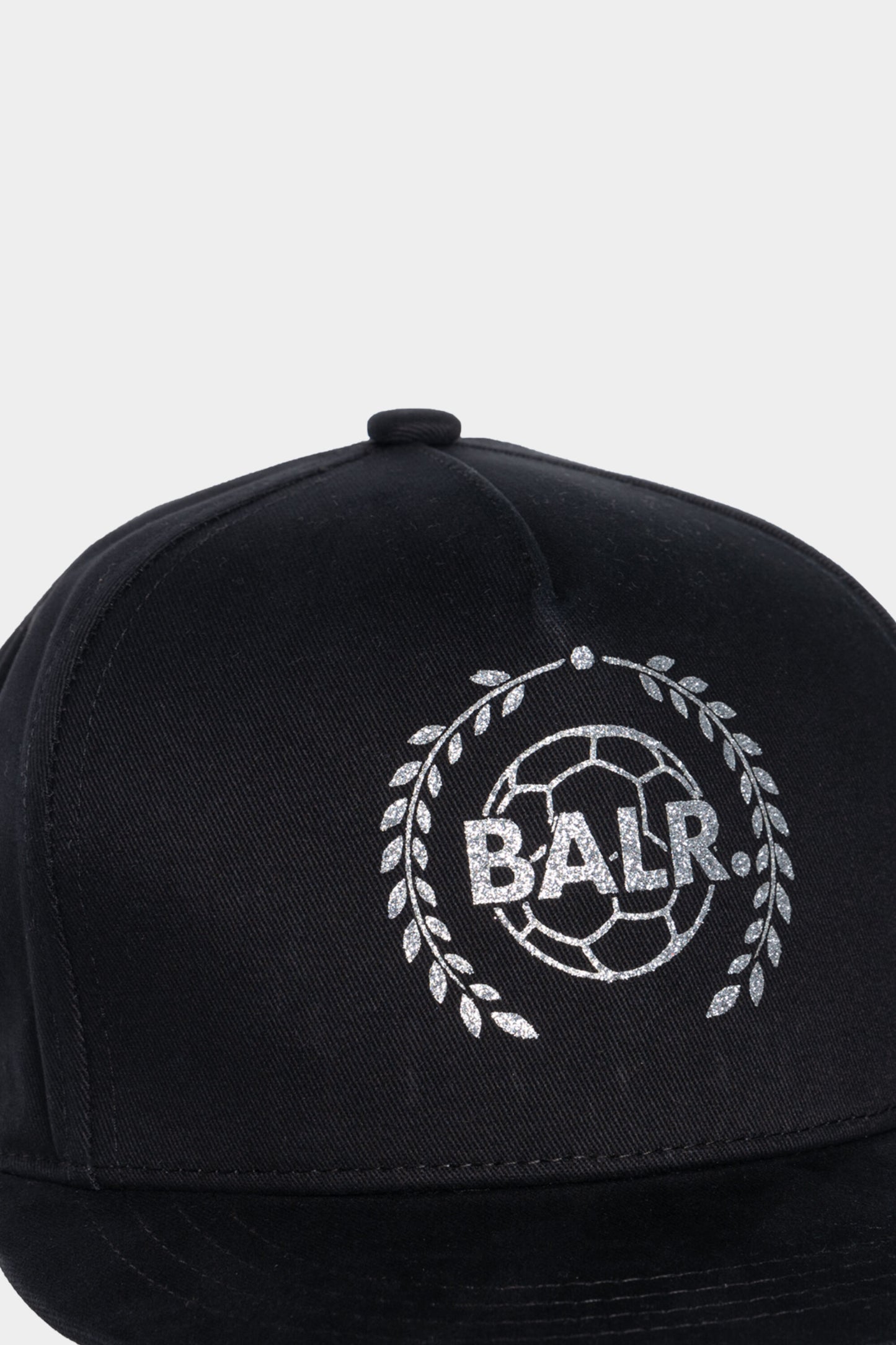 BALR. Crest Snapback Cap Jet Black