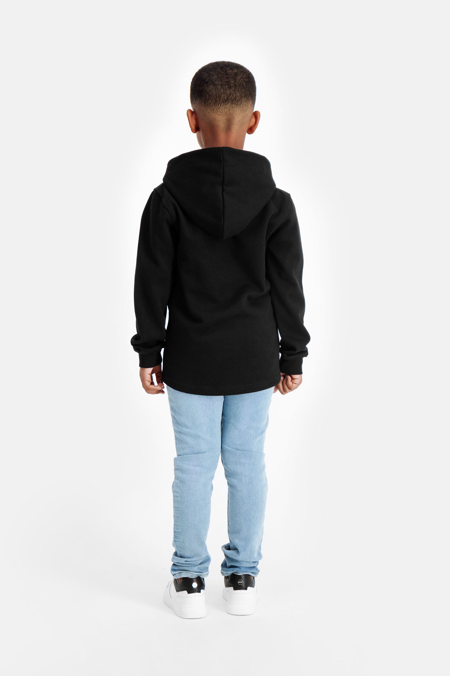 Q-Series Straight Classic Hoodie Kids Jet Black