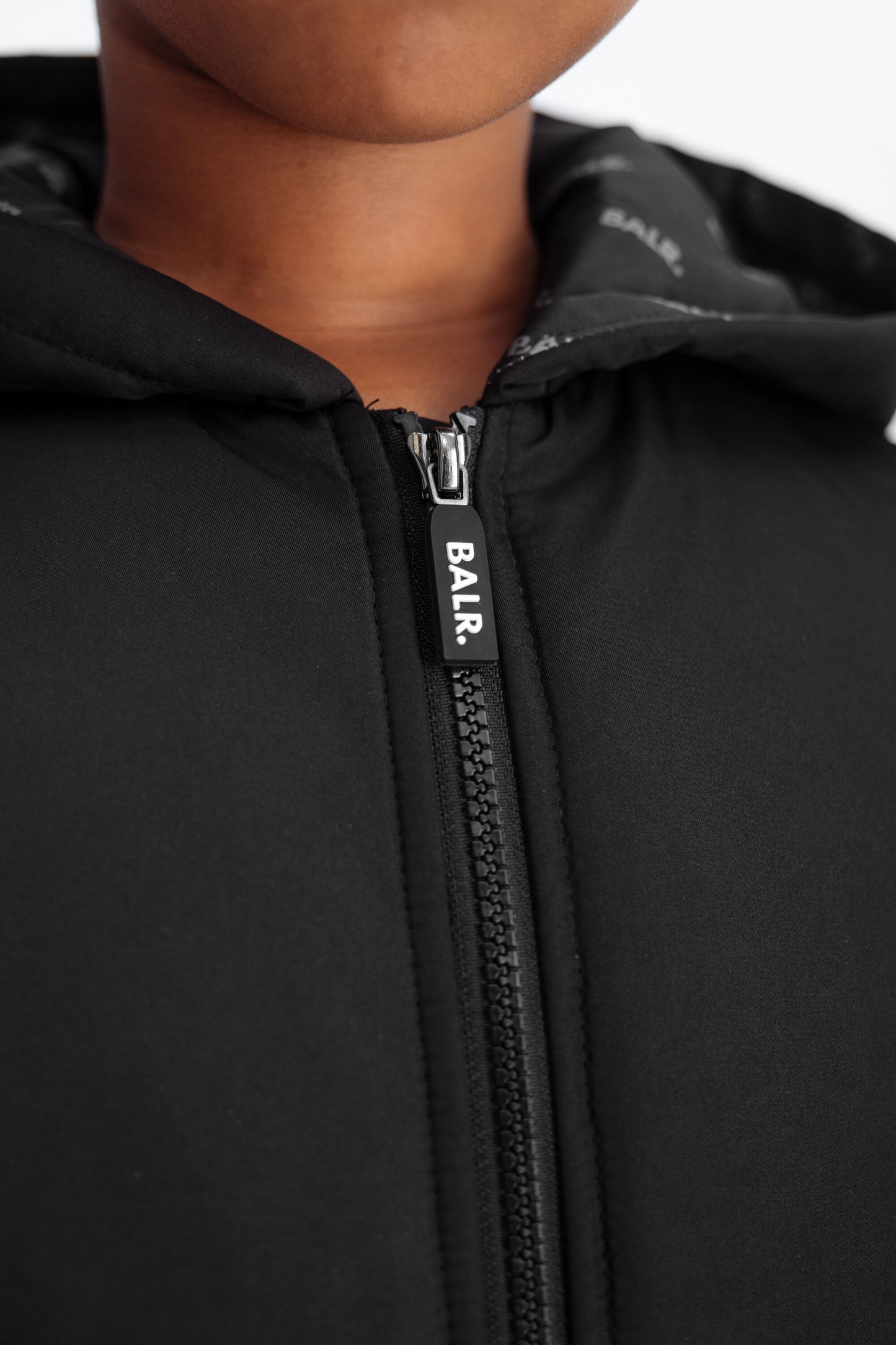 Roqi Flock Bomber Jacket Kinderen Jet Zwart
