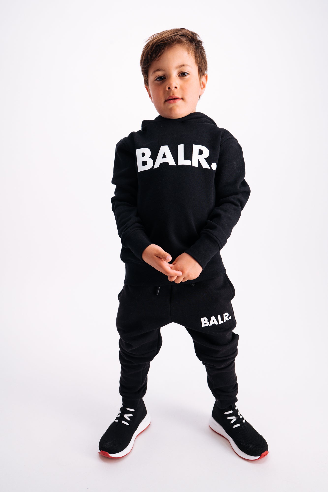 Brand Logo Hoodie Black