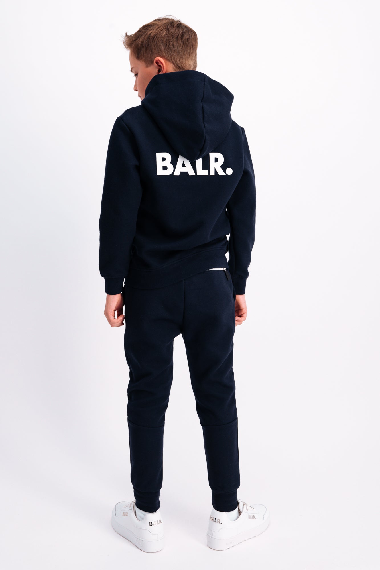 Q-Series Zip Thru Hoodie Navy Blue