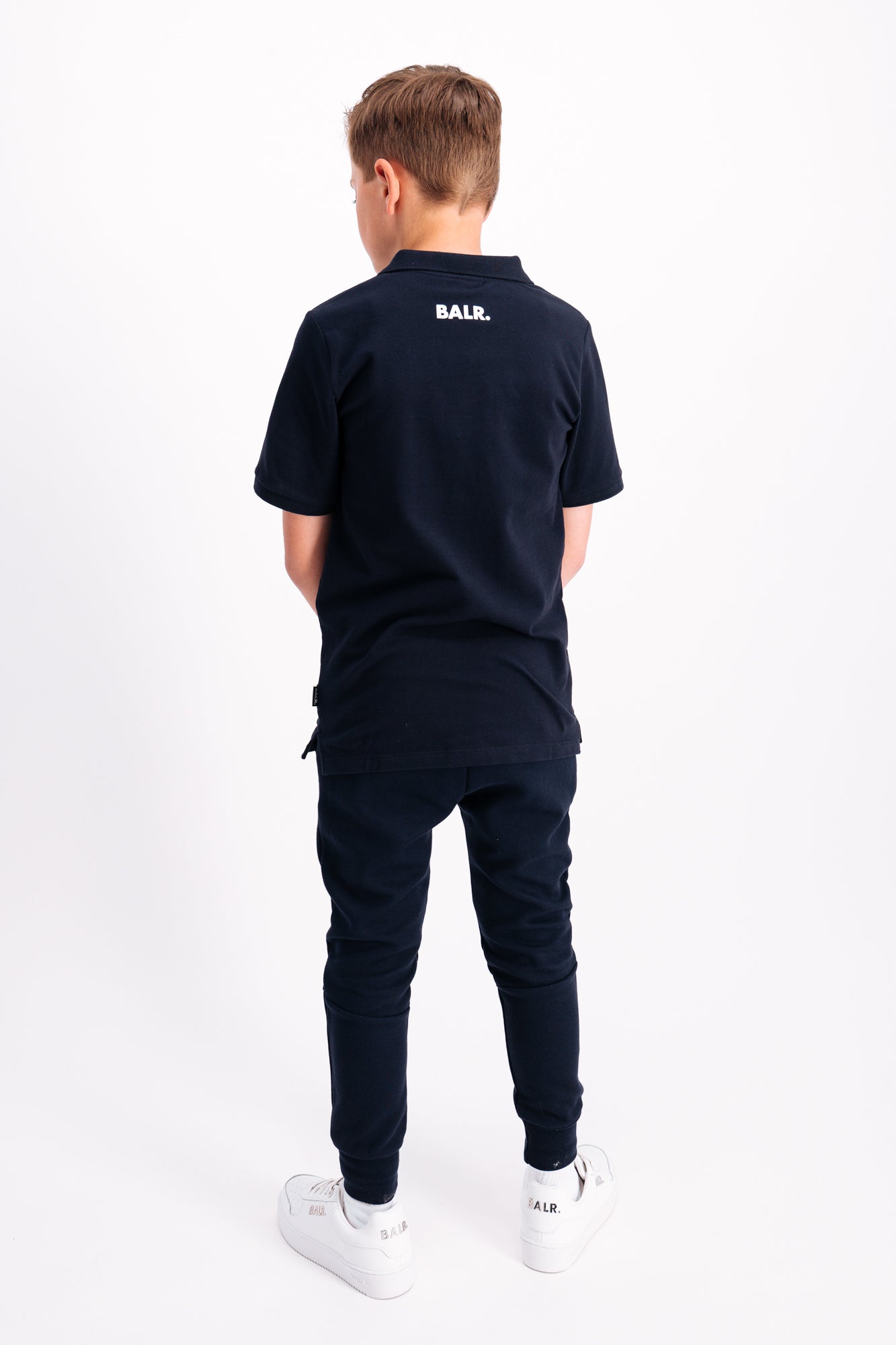 Brand Logo Polo Navy Blue
