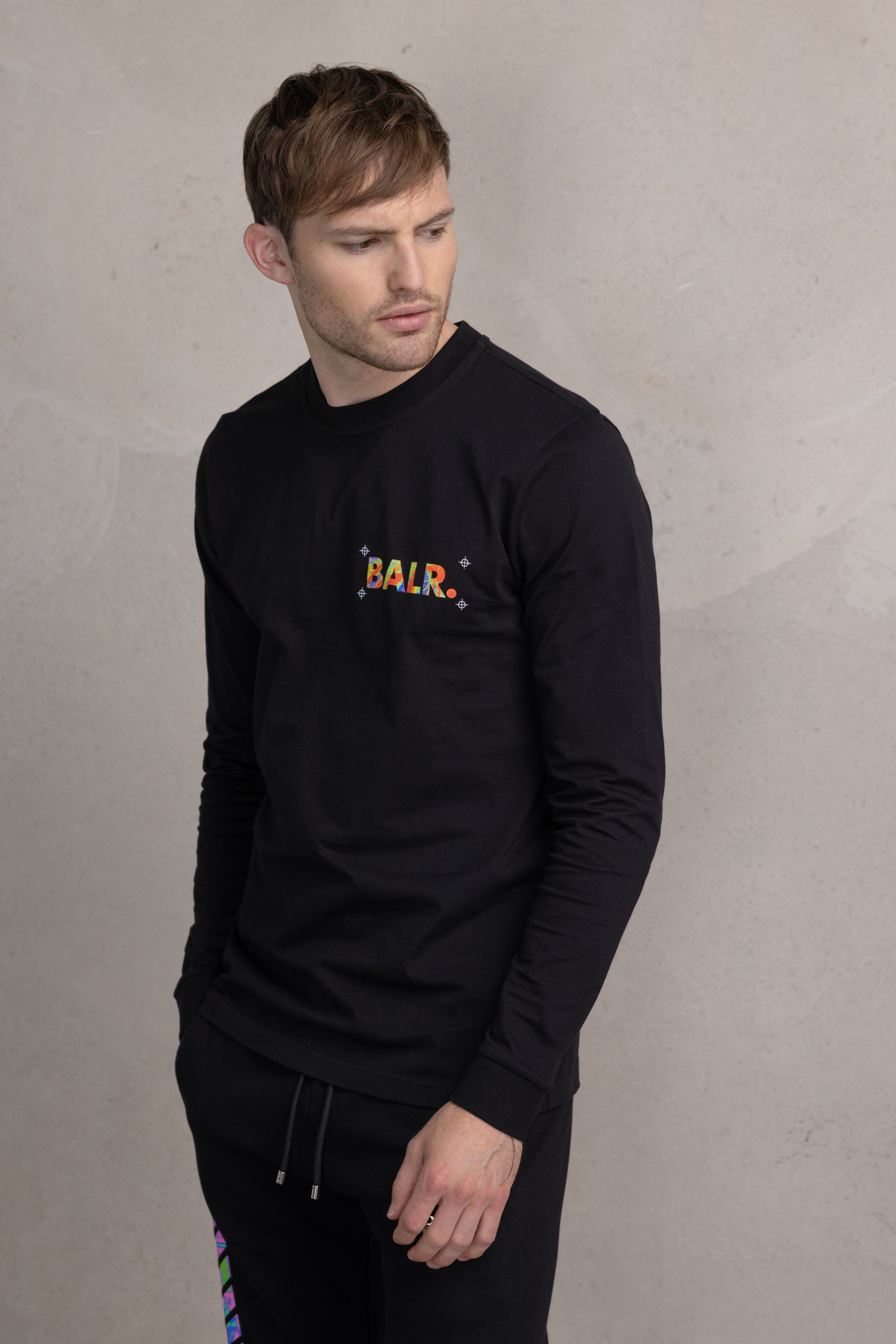Olaf Straight Thermal Long sleeve Jet Black