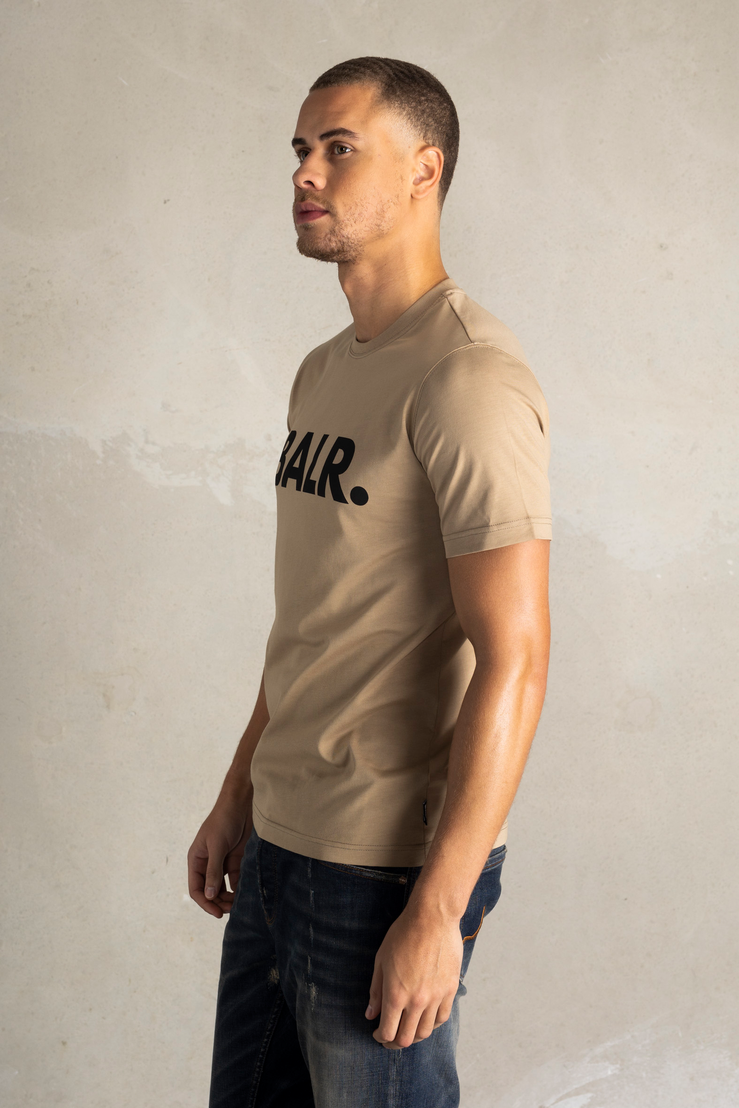 Brand Straight T-Shirt White Pepper