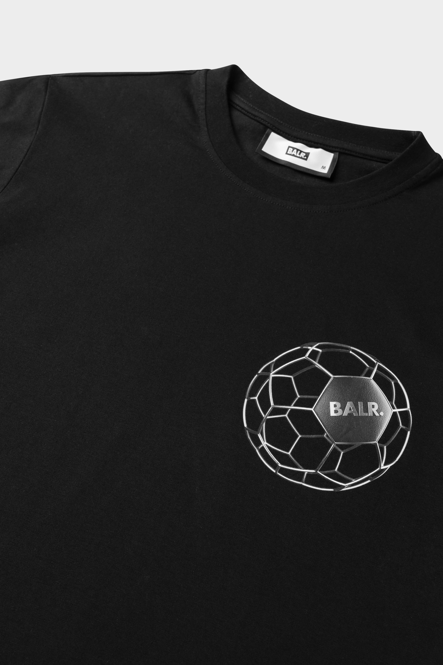 Olaf Straight Metal Ball T-Shirt Jet Black