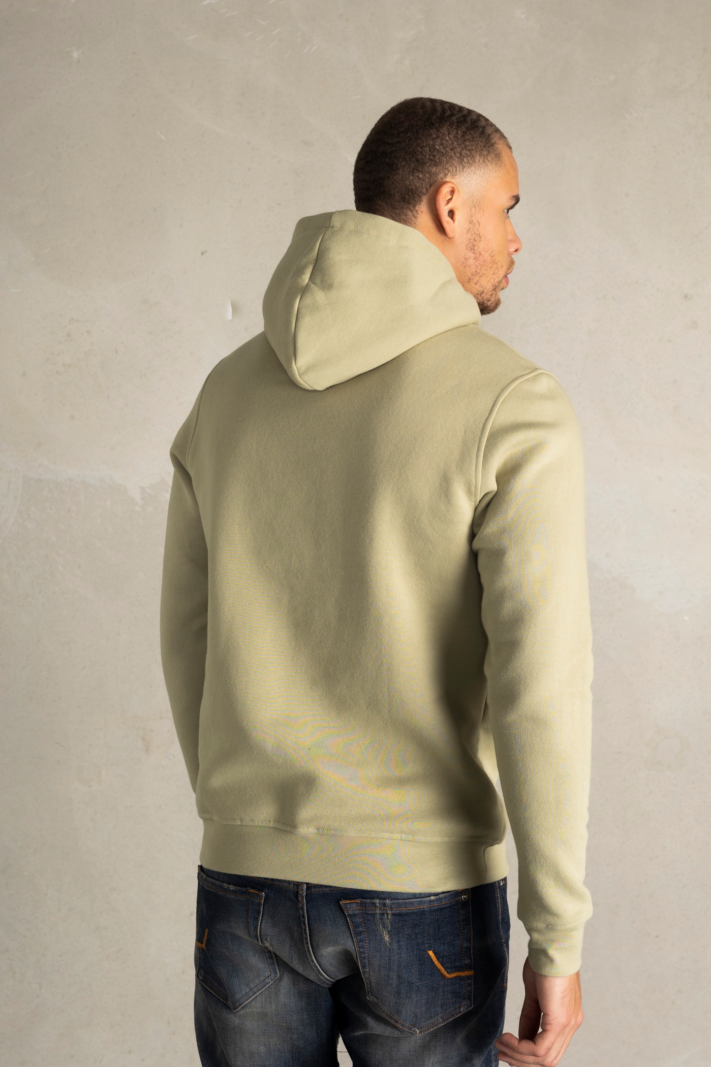 Brand Straight Small Logo Hoodie Elm