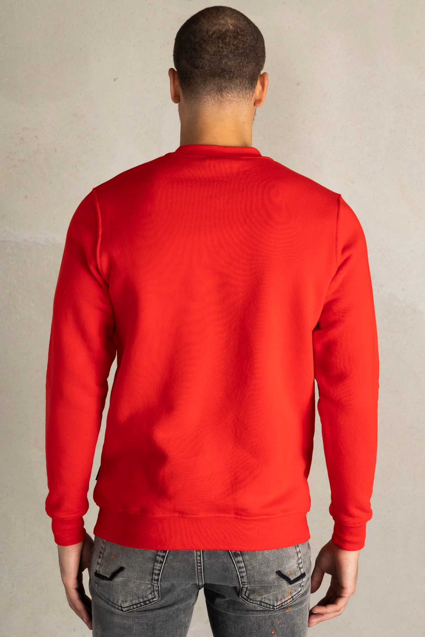 Brand Straight Crewneck High Risk Red