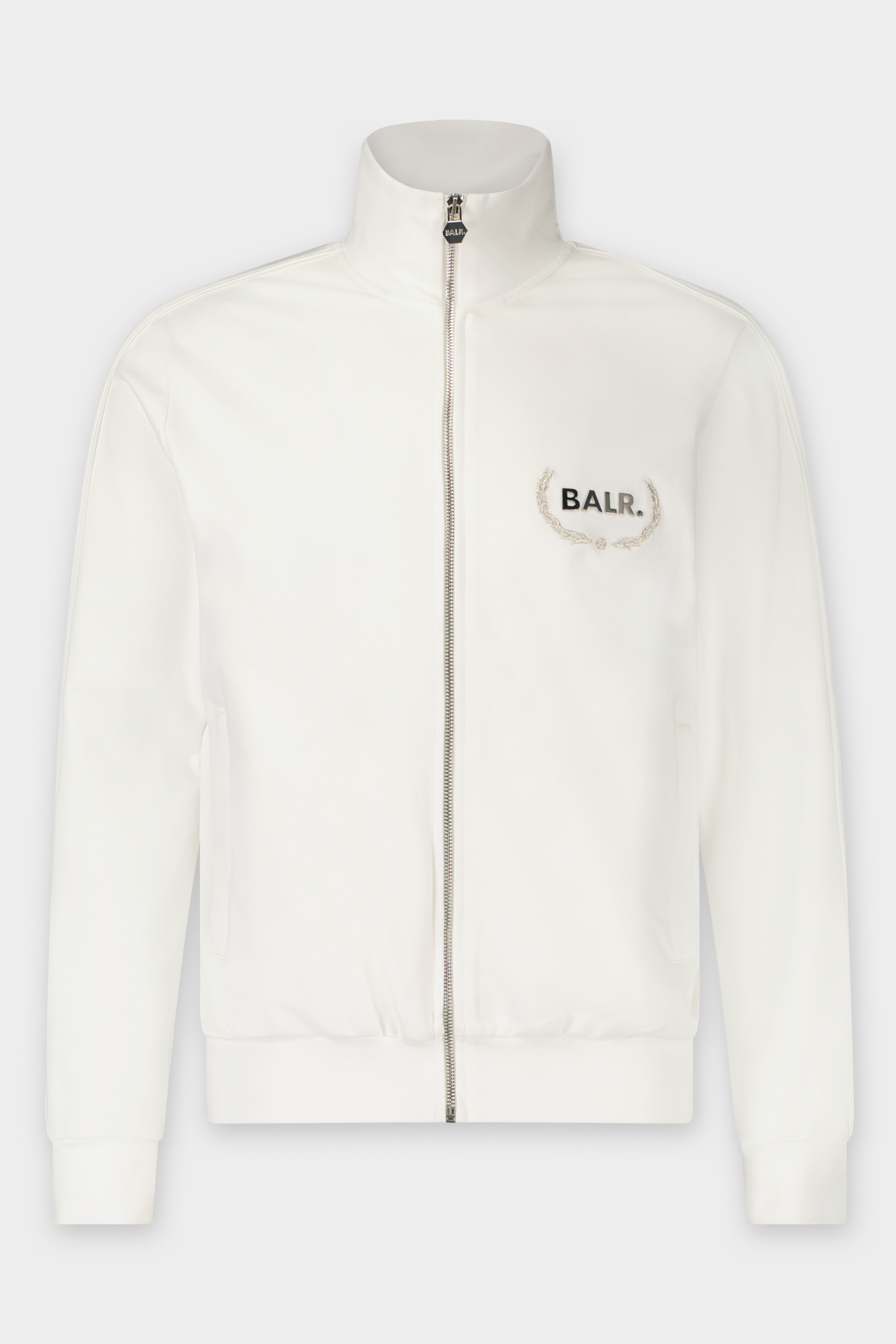 Louis Slim Wreath Track Jacket Egret