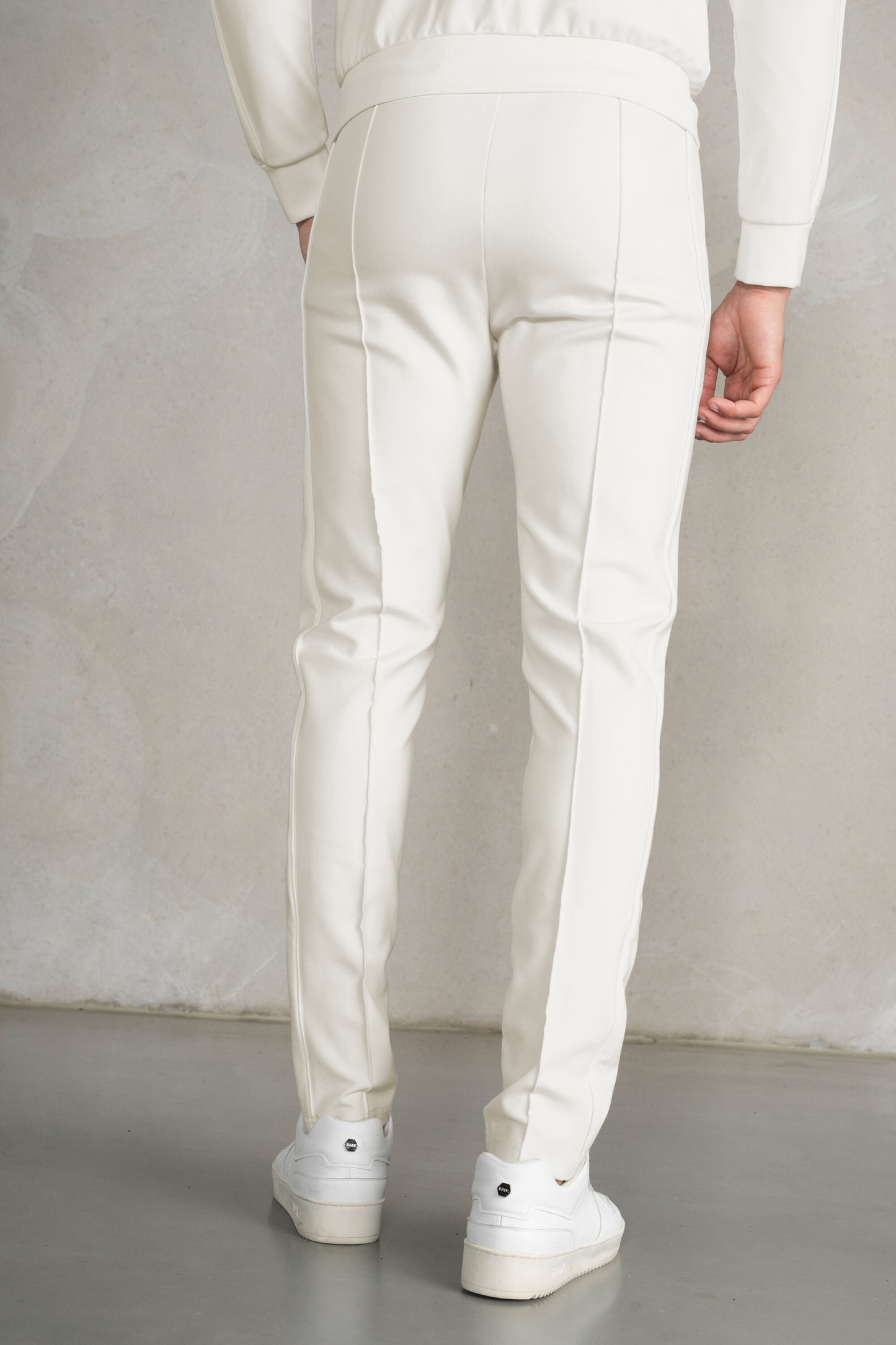 Louis Slim Wreath Track Pants Egret