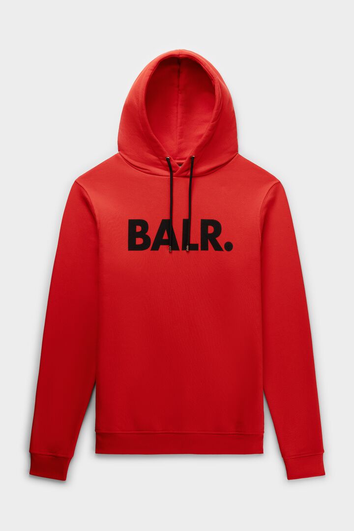 Brand Straight Hoodie High Risk Red