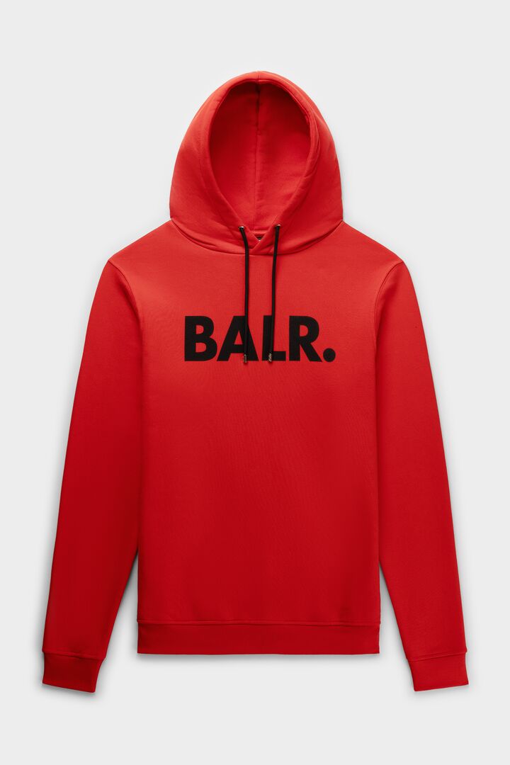 Brand Straight Hoodie High Risk Red