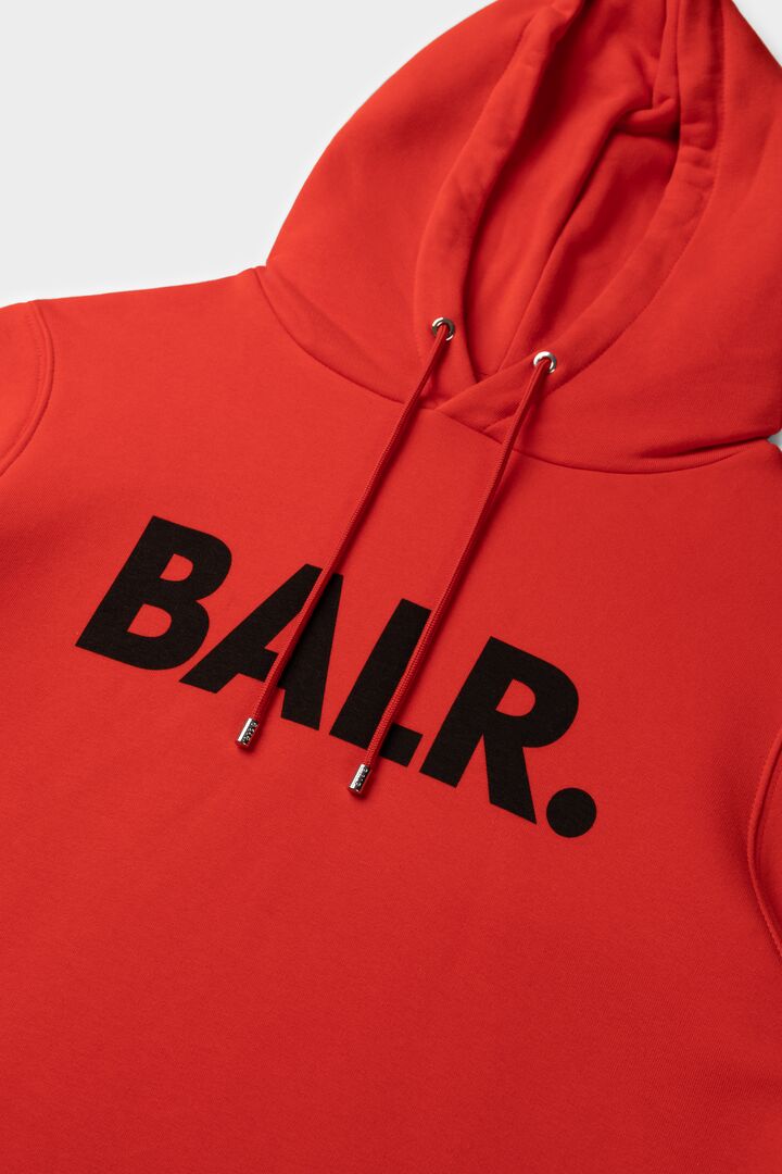Brand Straight Hoodie High Risk Red