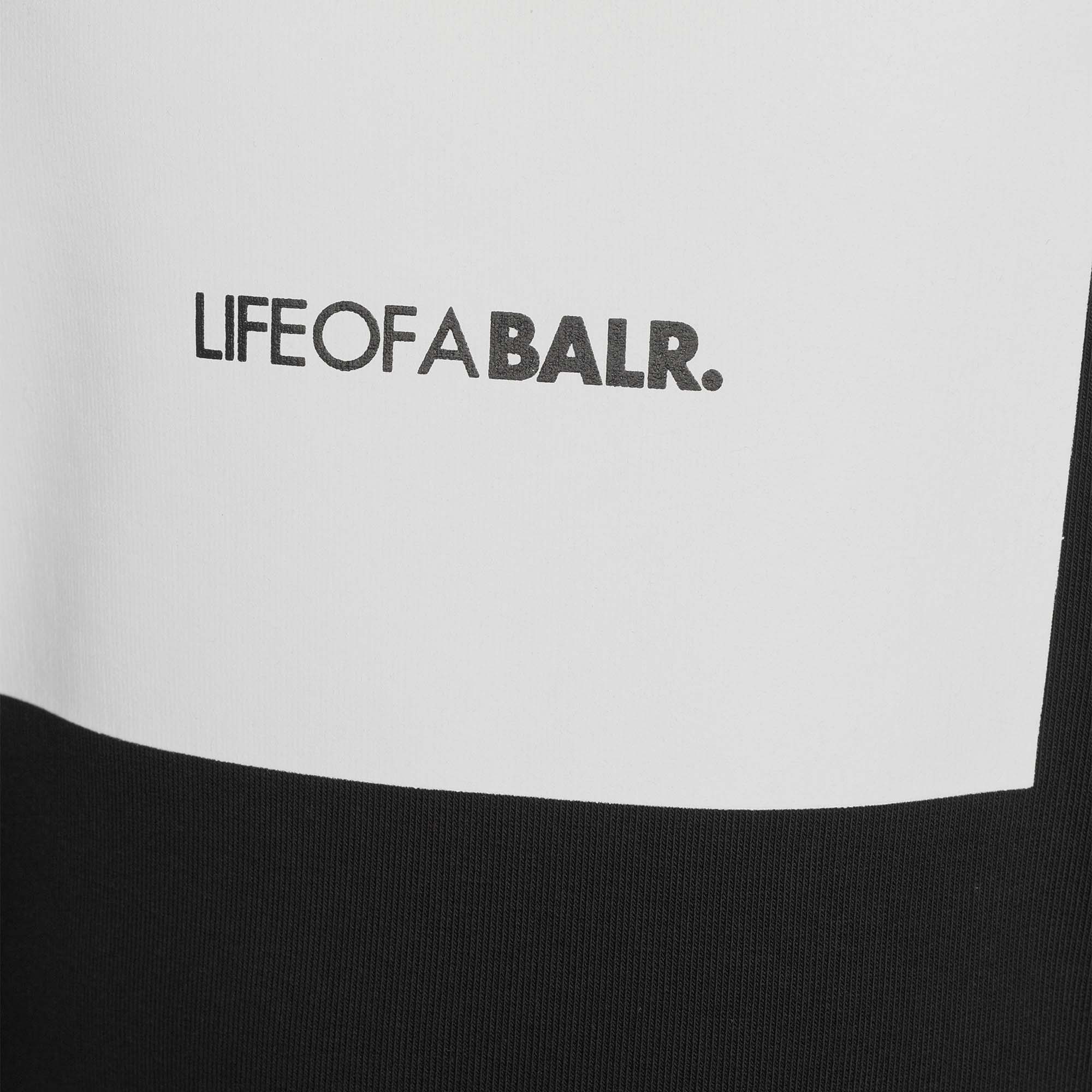 Olaf Straight BALR. Rectangle LOAB Crewneck Kids Jet Black