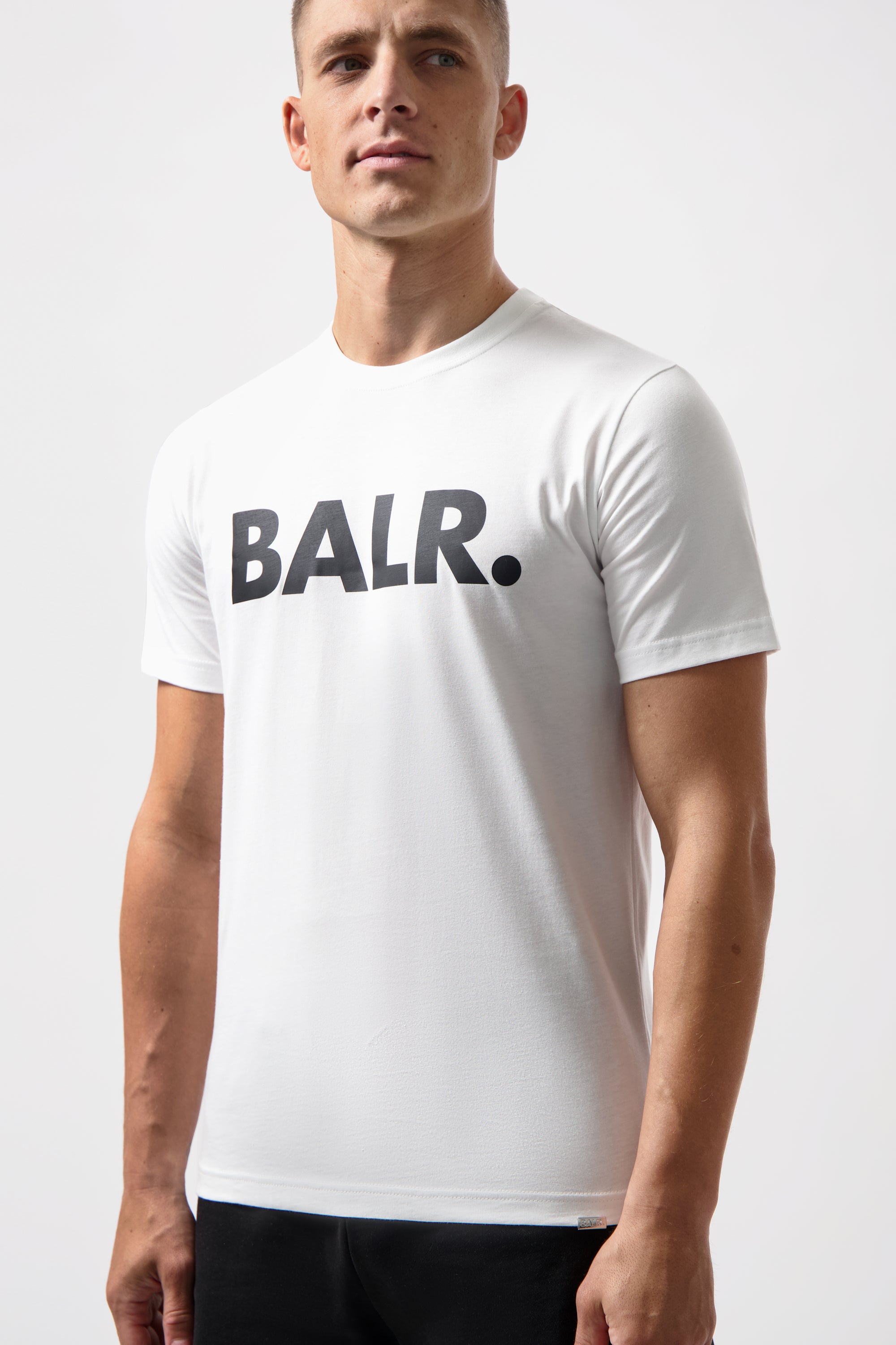 Marca Straight Camiseta blanca brillante