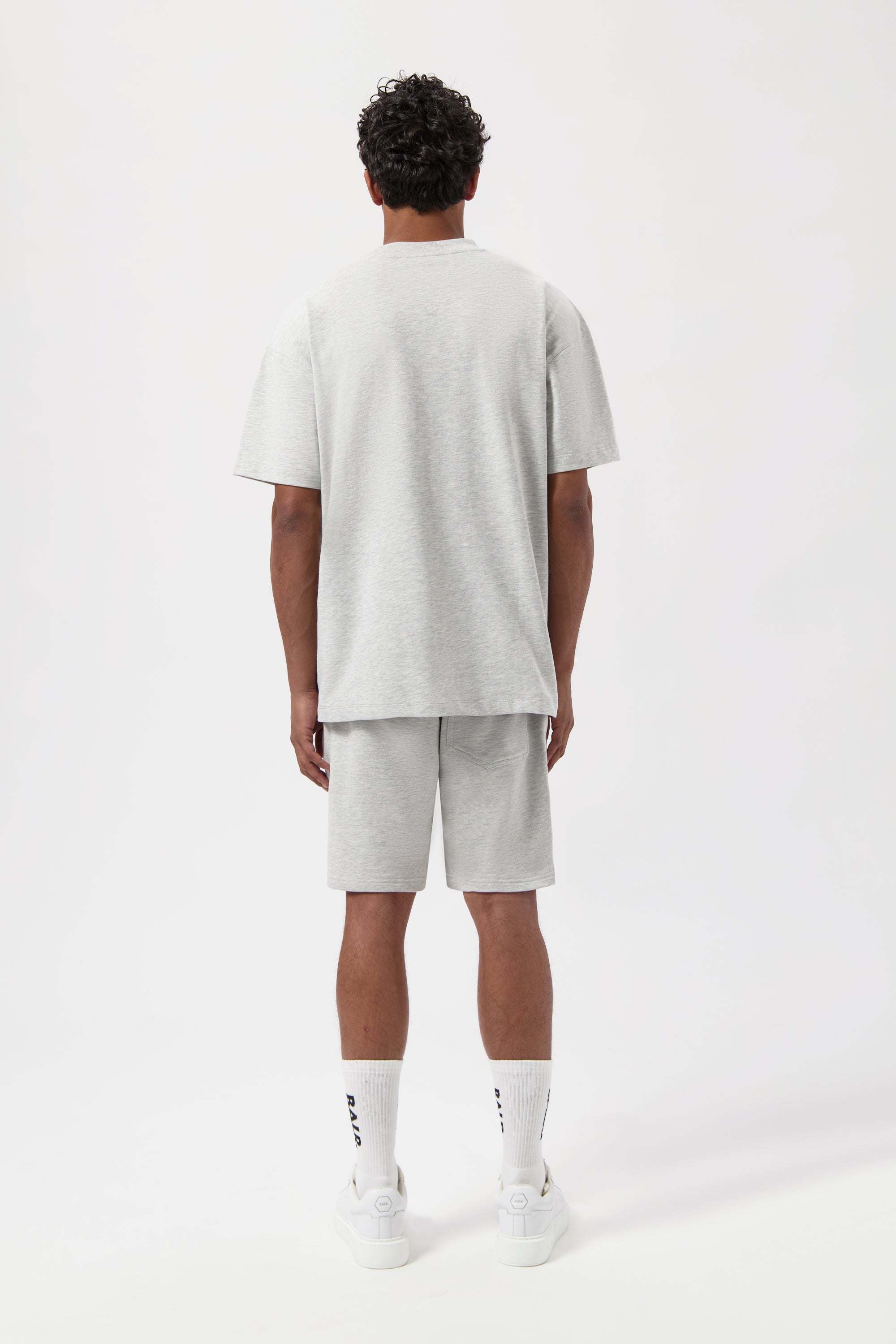Logo Box T-Shirt LT Grey Melange