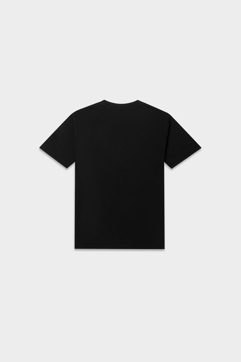 Logo-T-Shirt Jet Black