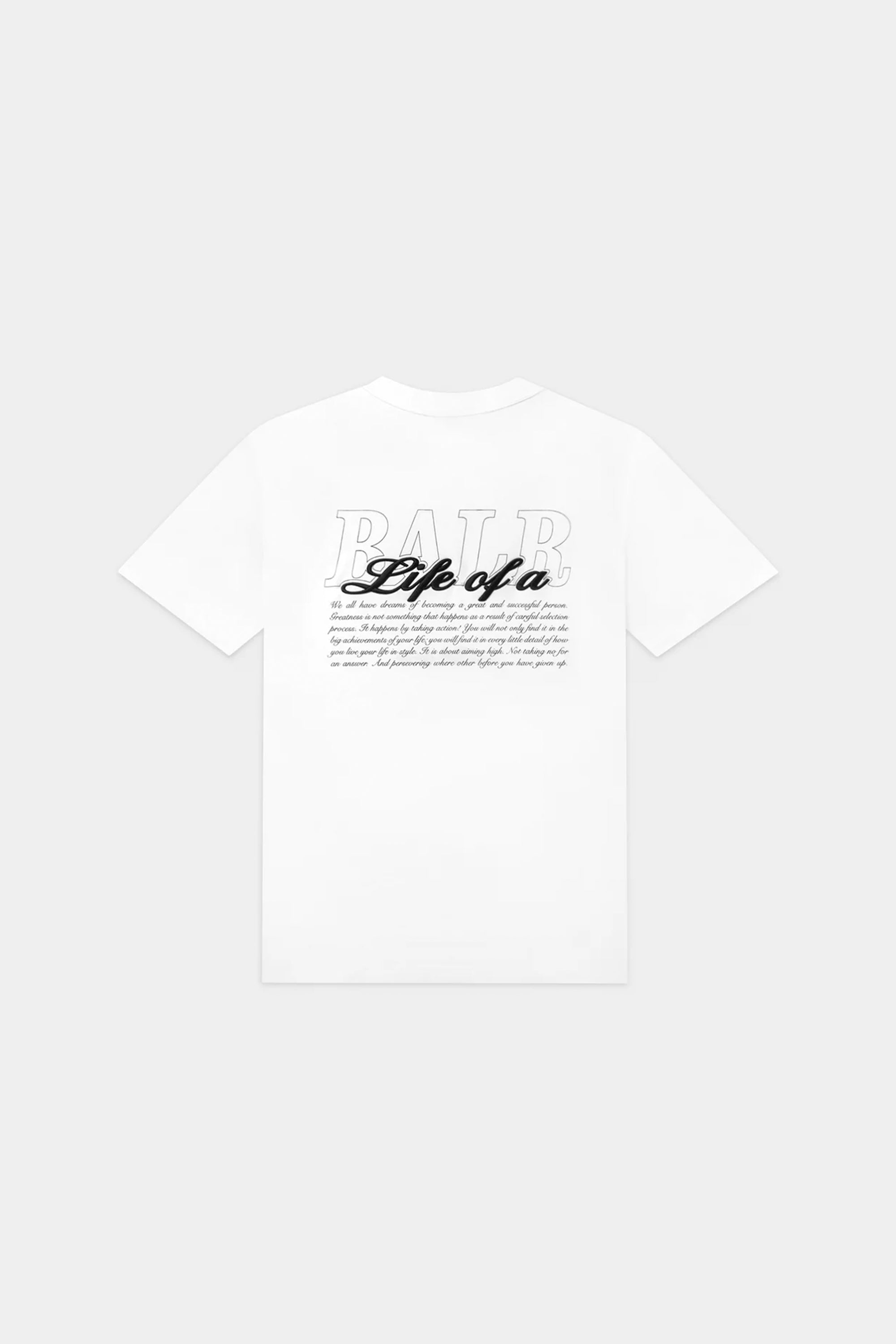 Script T-Shirt Bright White