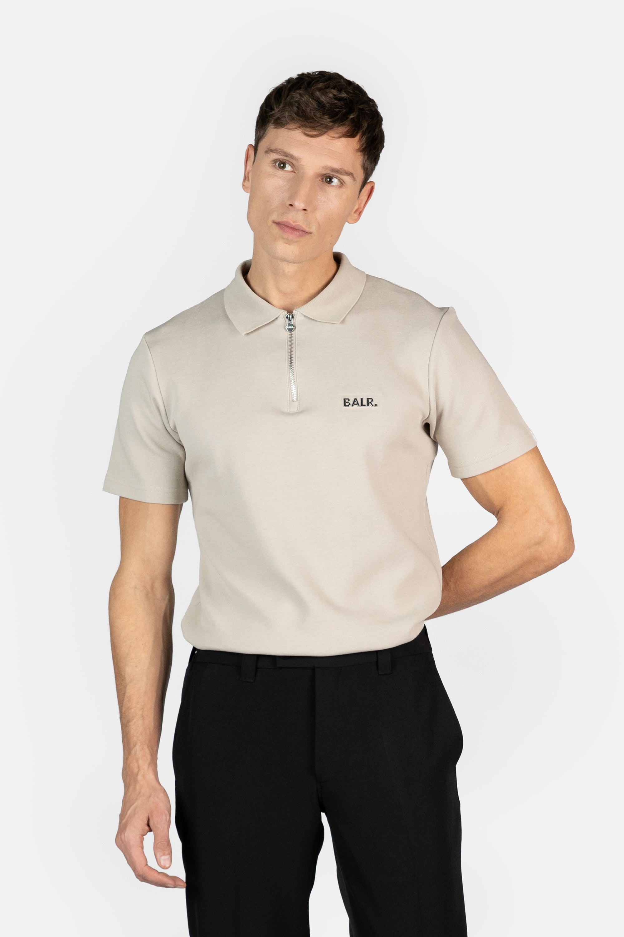 Q-Series Regular Fit Polo Shirt Silver Lining