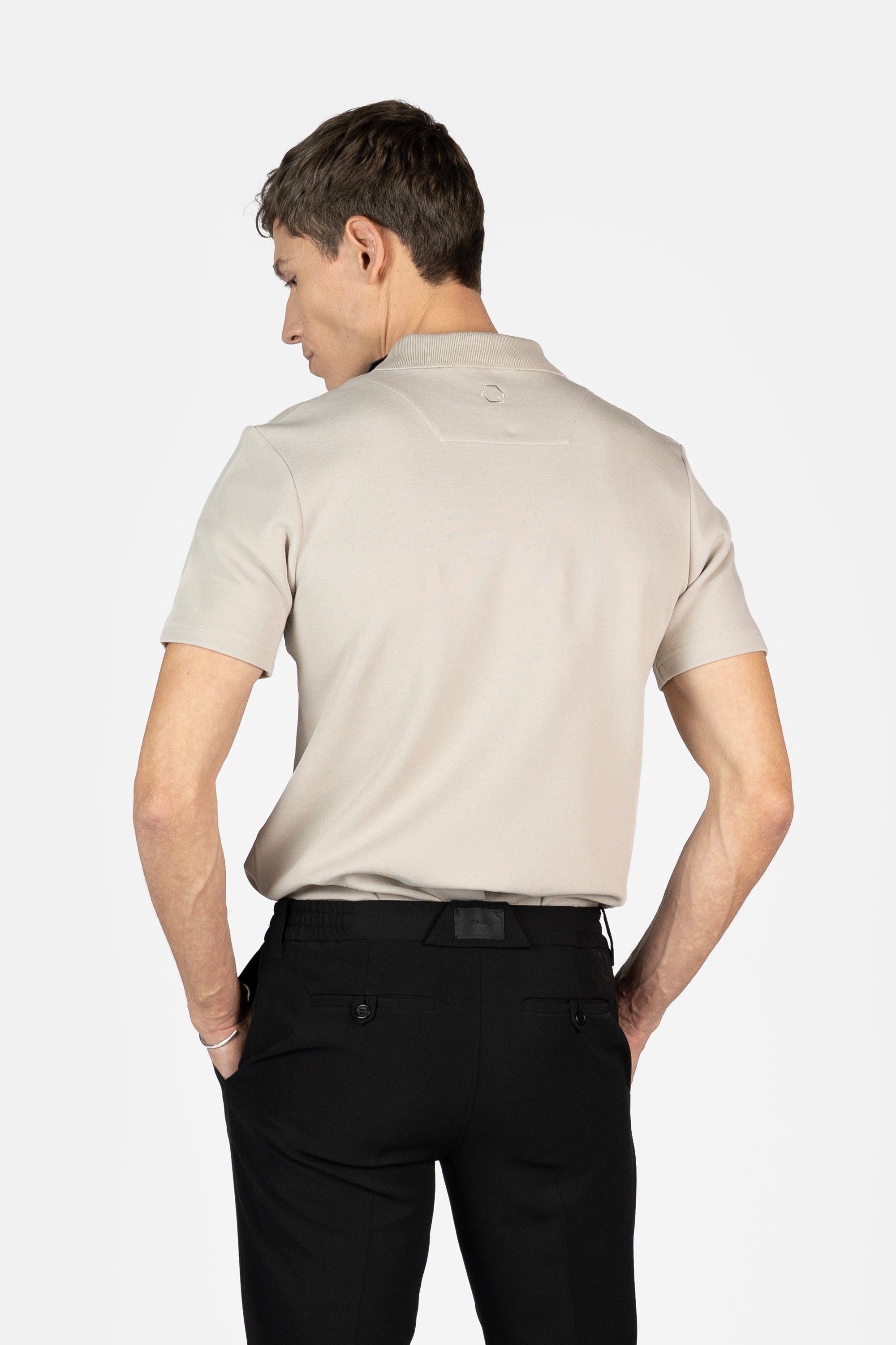 Q-Series Regular Fit Polo Shirt Silver Lining