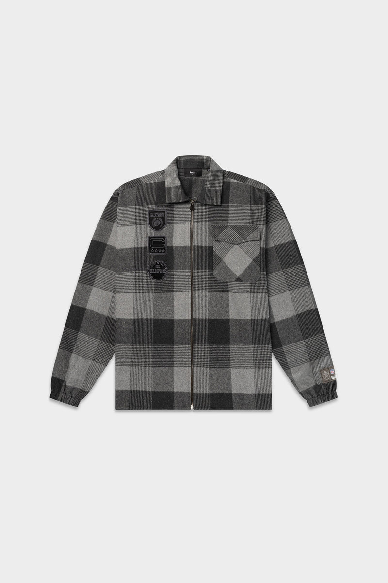 NFL x BALR. Box Flanellhemd Jet Black