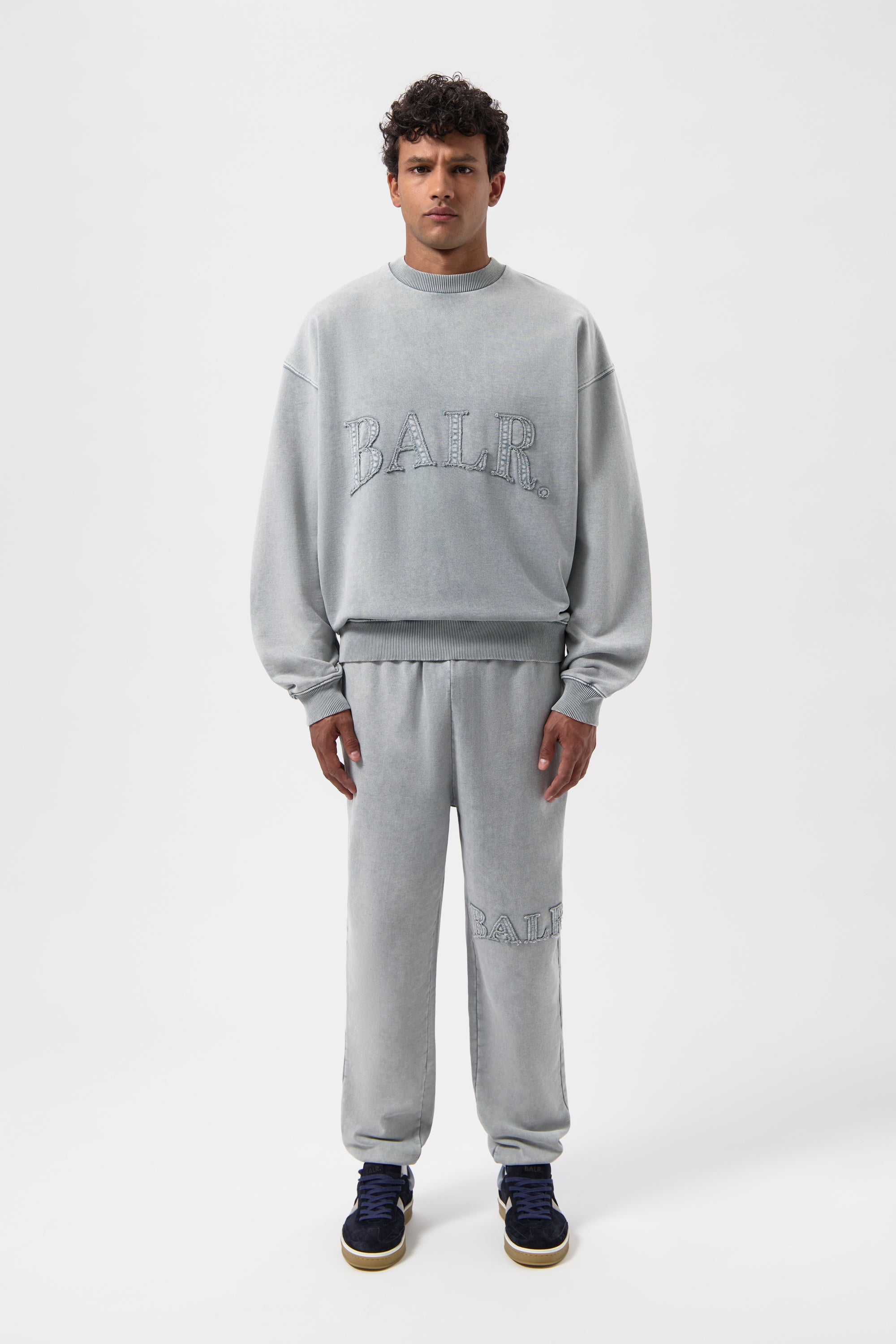 Urban Washed Box Sudadera Gris de Paloma
