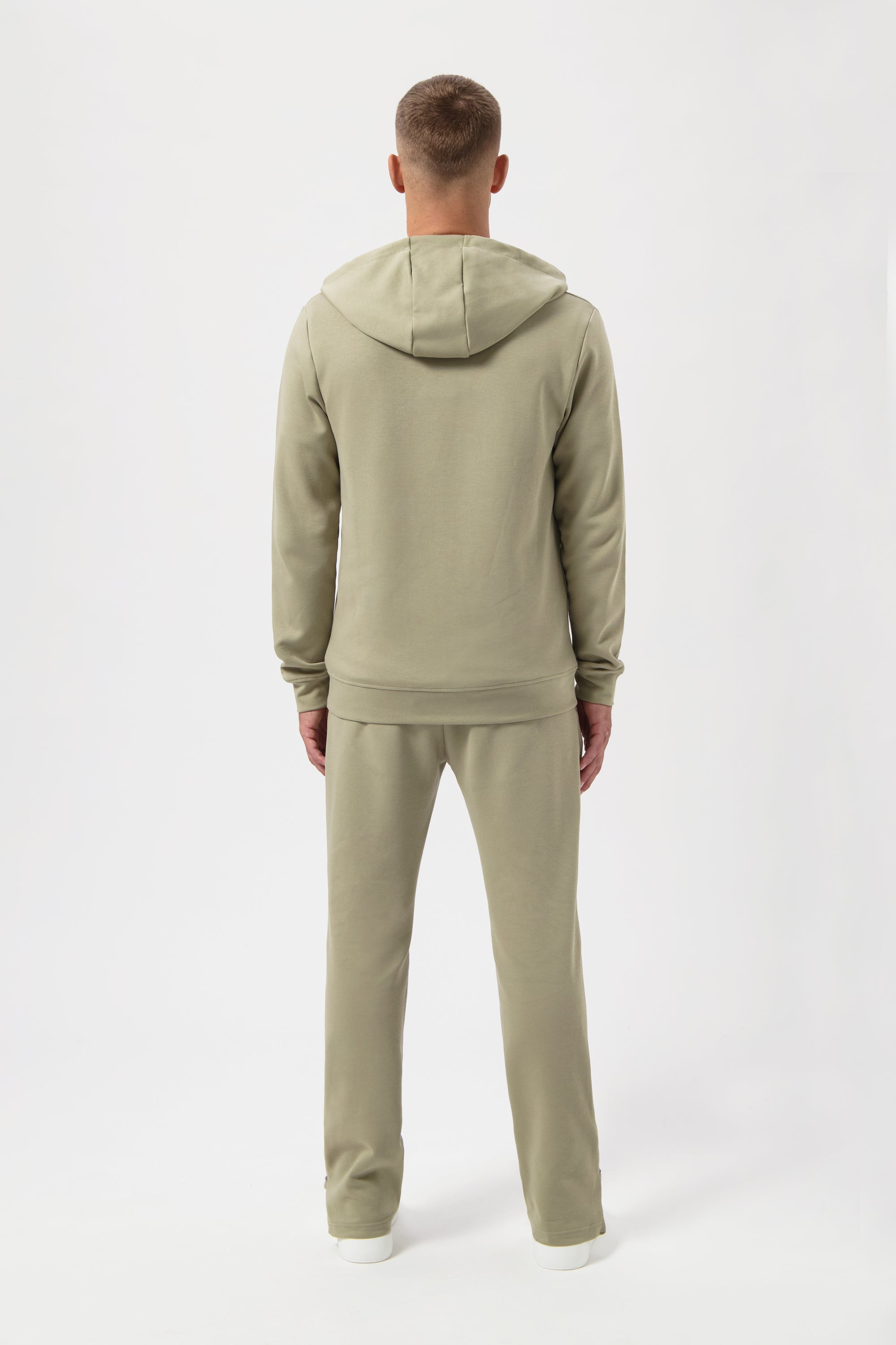Q-Series Regular Fit Zip Through Hoodie Seneca Grey